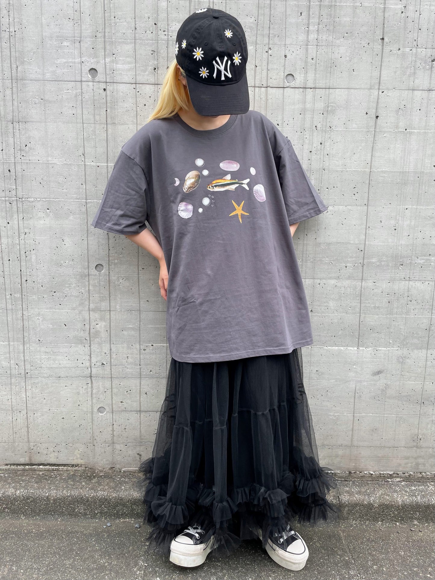 フィッシュプリントTシャツ DPB58007