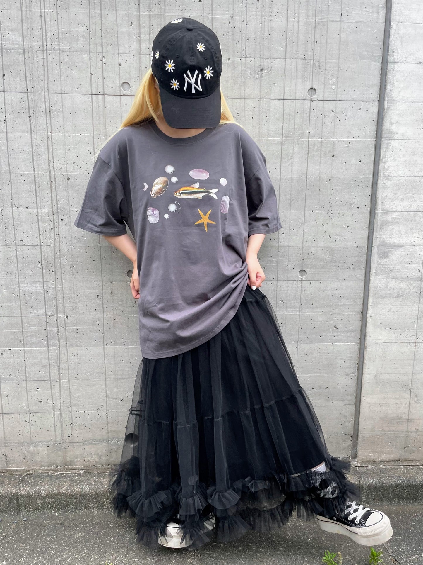 フィッシュプリントTシャツ DPB58007