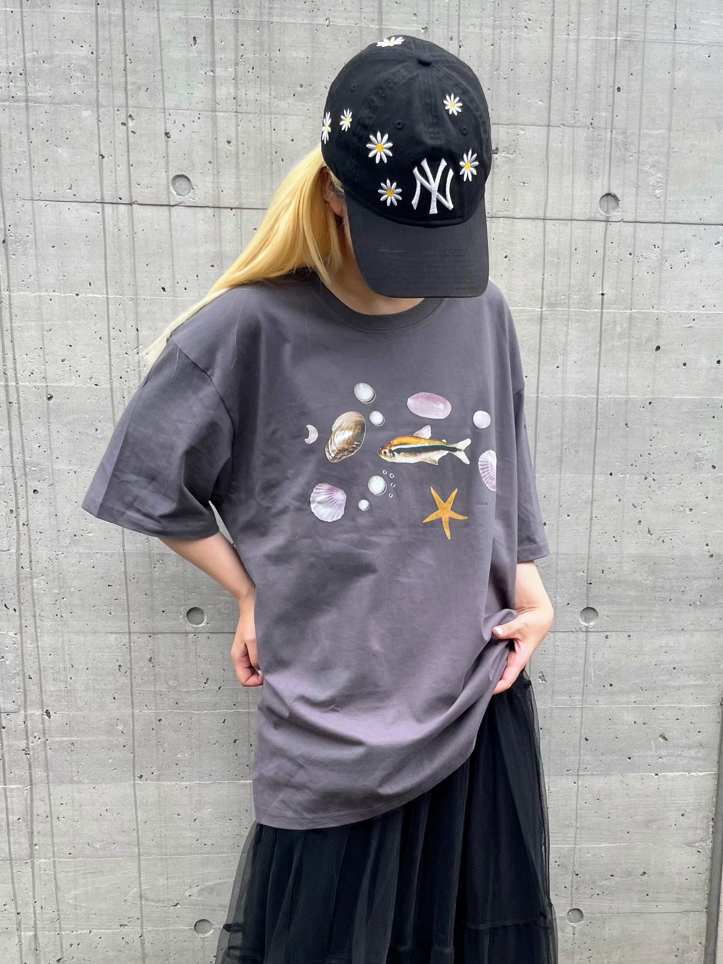 フィッシュプリントTシャツ DPB58007