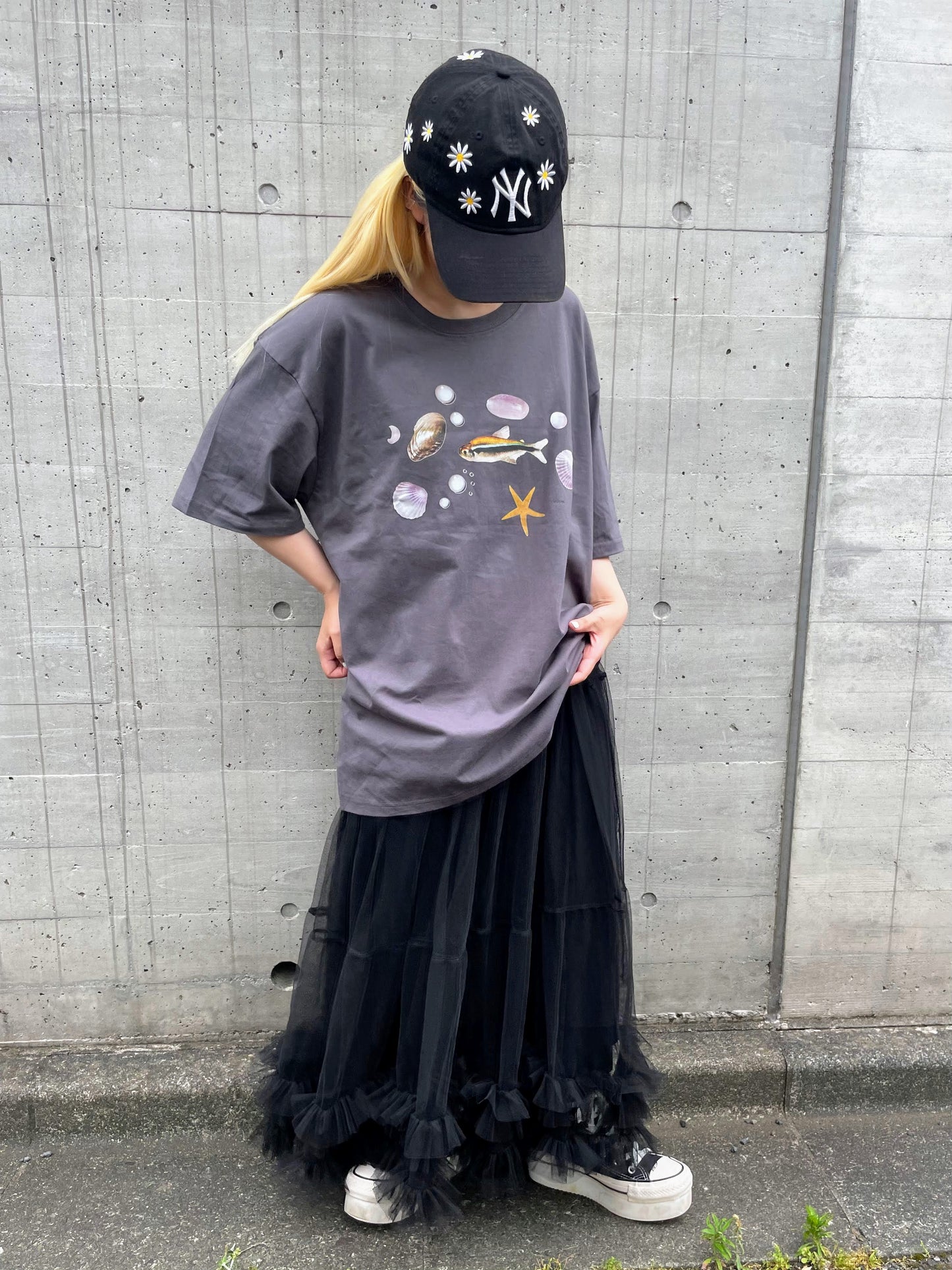 フィッシュプリントTシャツ DPB58007