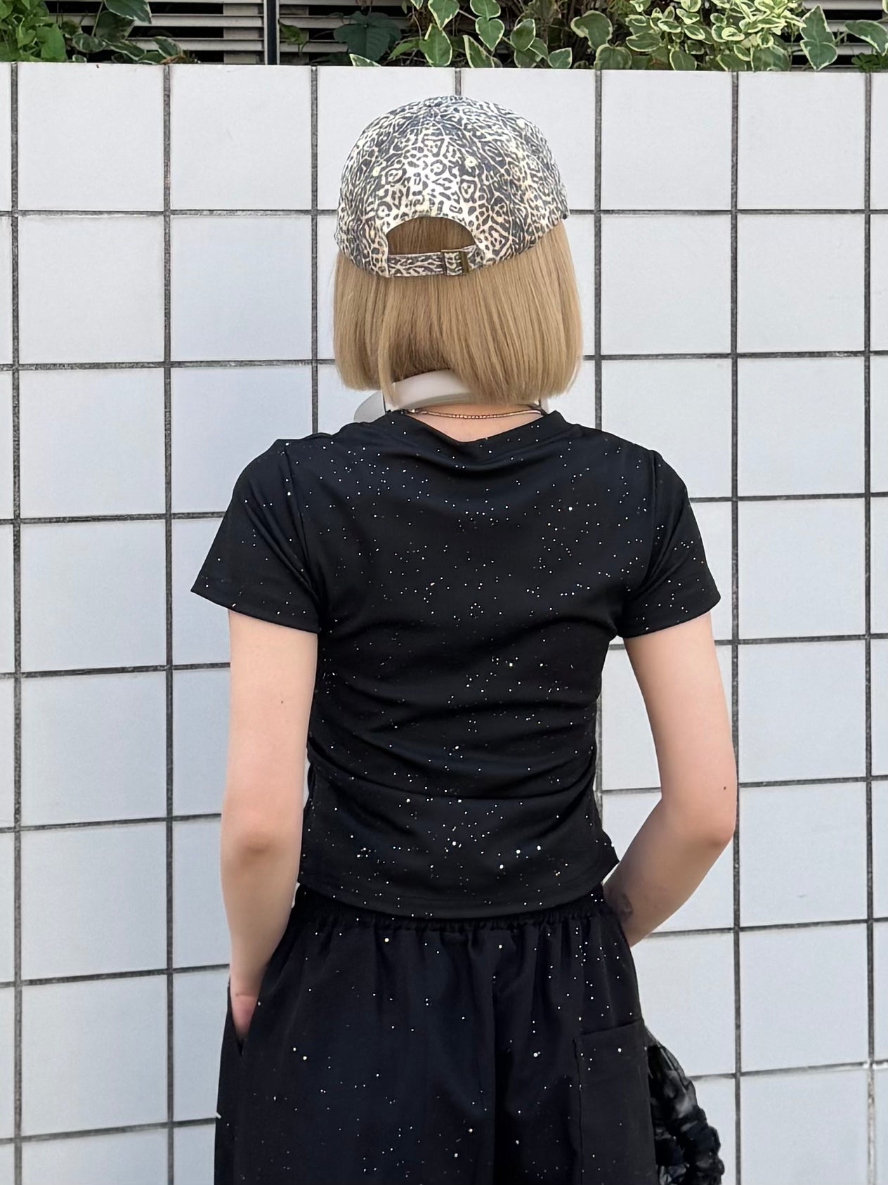 ラメクロップドTシャツ DPB86264