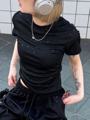ラメクロップドTシャツ DPB86264