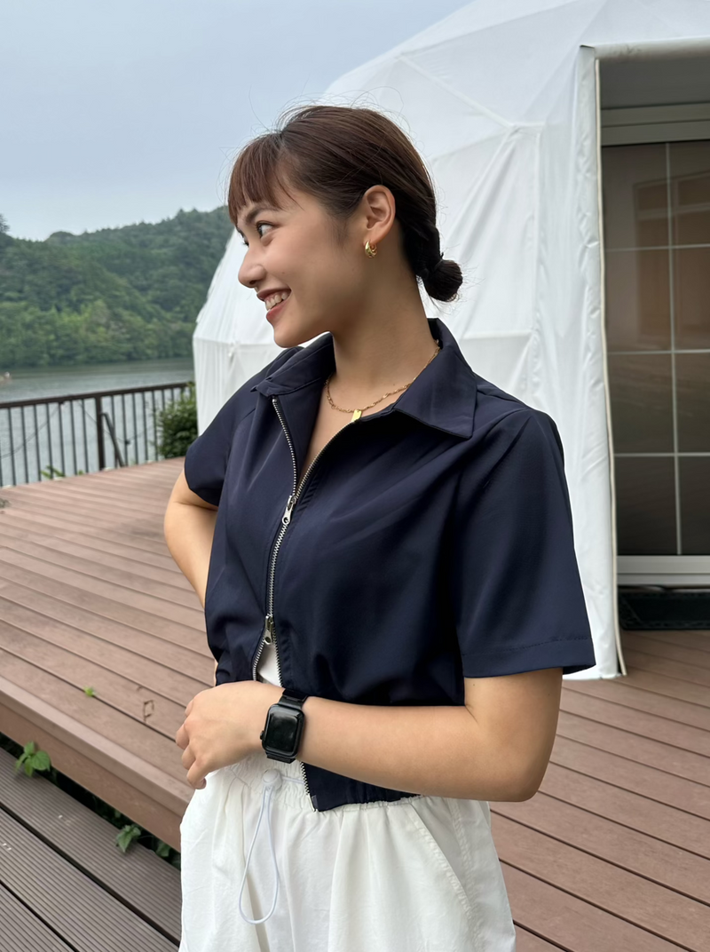 ジッパークロップドトップス DPB47129 – CRAMMY ジッパークロップドトップス DPB47129 – CRAMMY