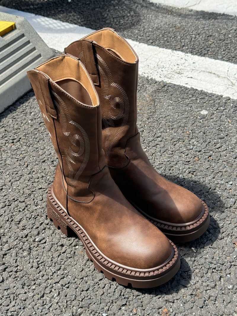 厚底ウエスタンブーツ DPB47314 – CRAMMY 厚底ウエスタンブーツ DPB47314 – CRAMMY