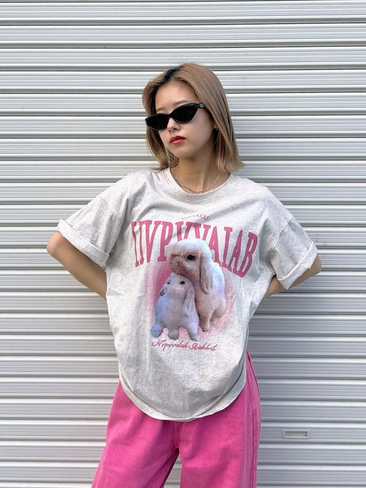 ラビットカジュアルTシャツ DPA12029