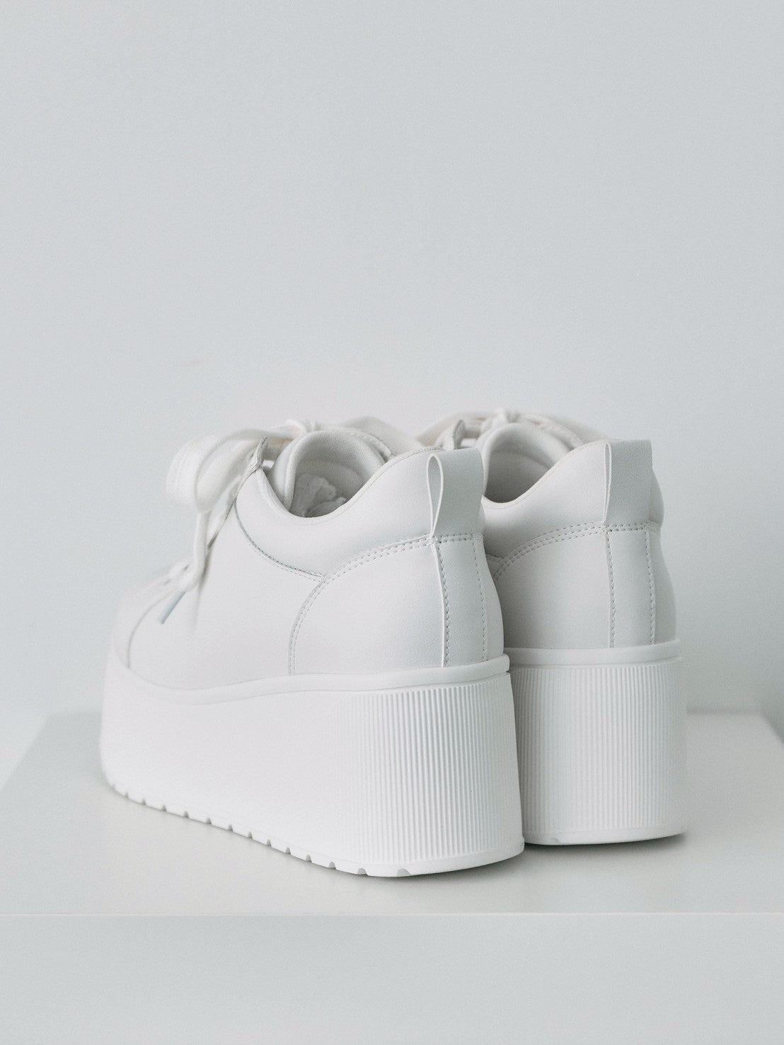 platform sneaker WHITE