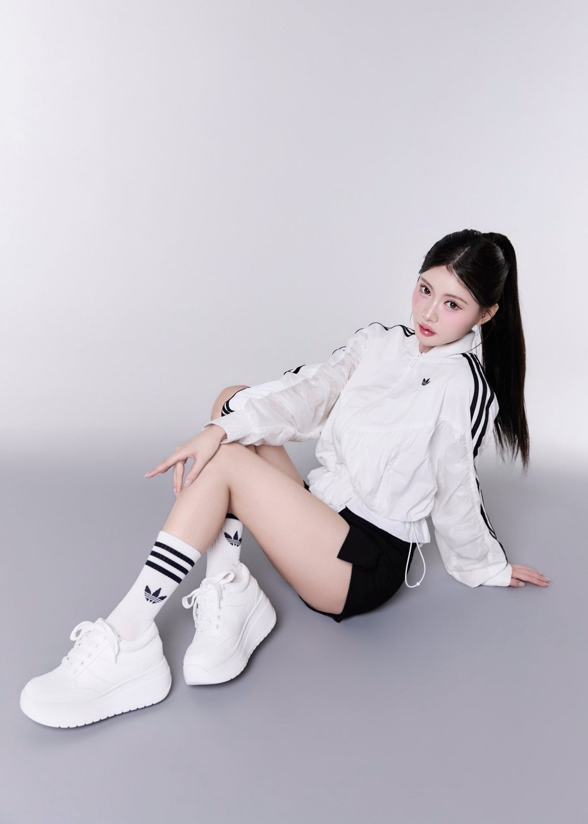 platform sneaker WHITE