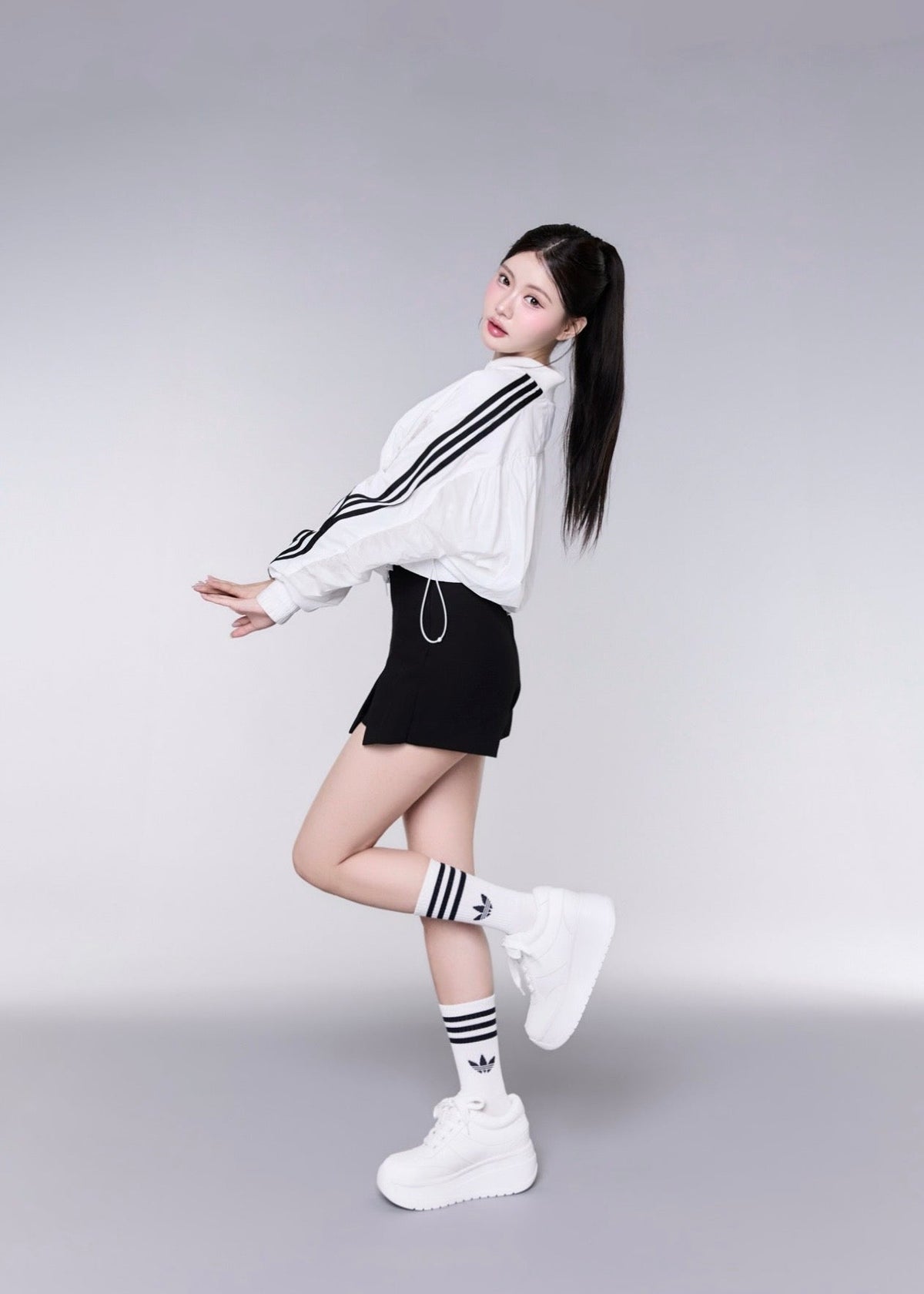 platform sneaker WHITE