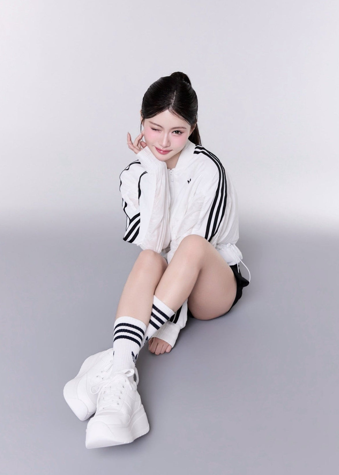 platform sneaker WHITE