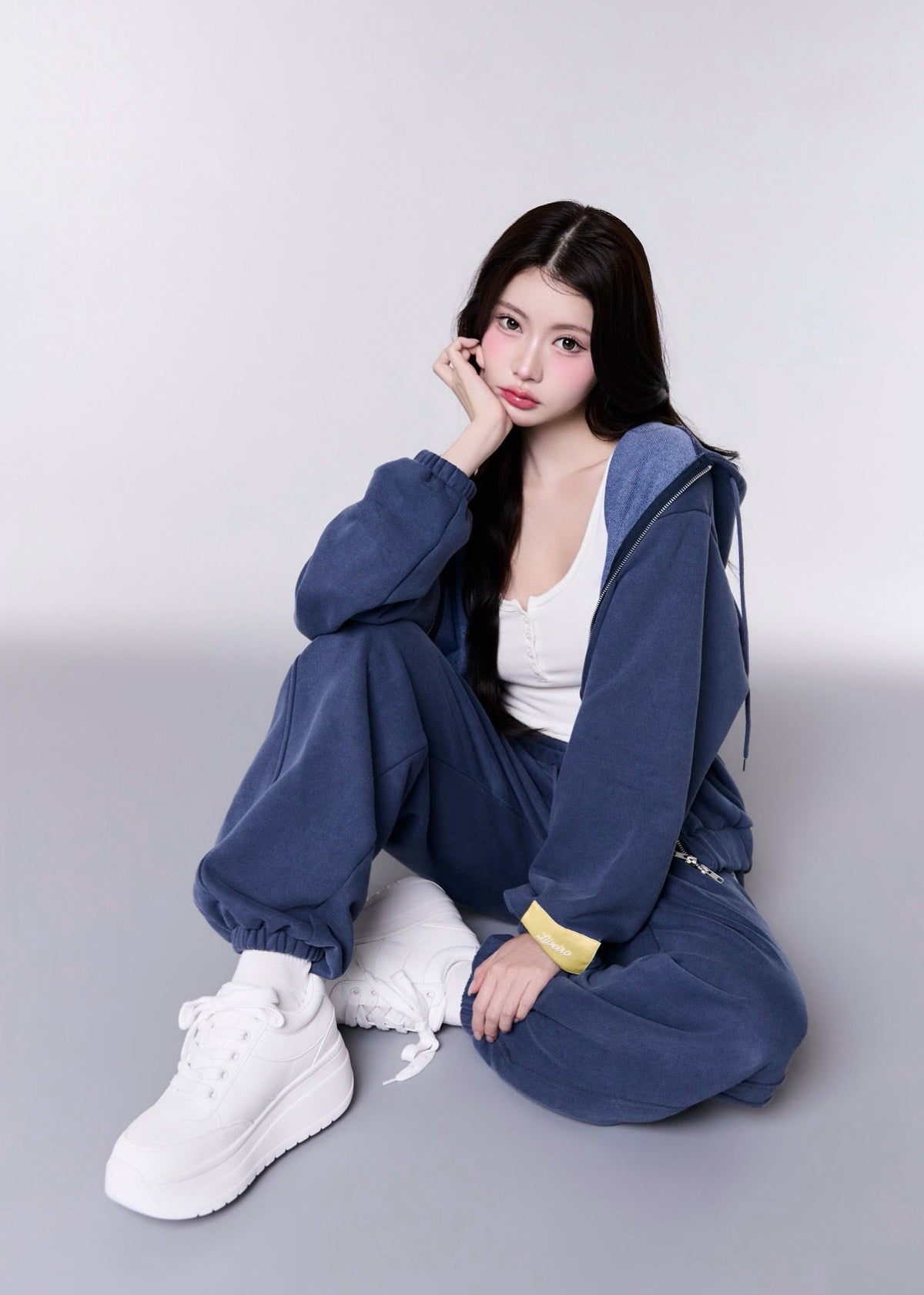 platform sneaker WHITE
