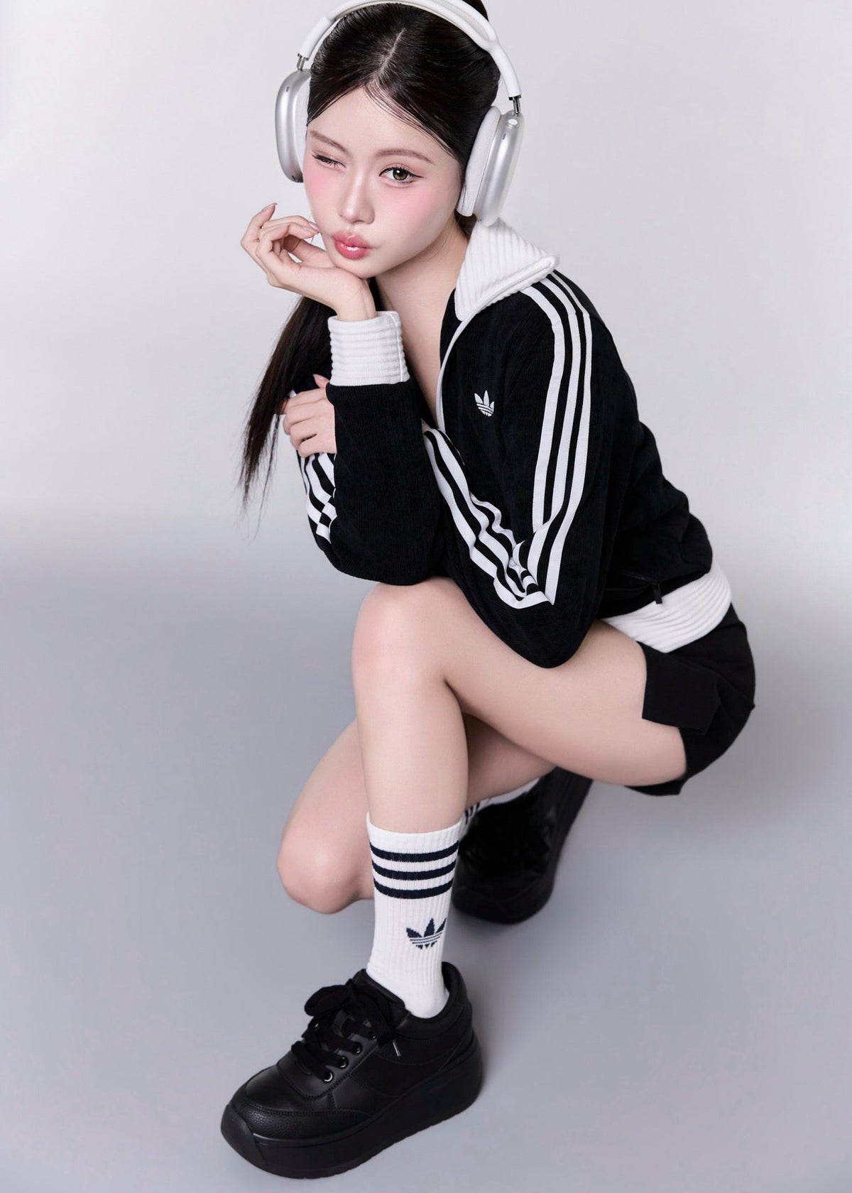 【予約】platform sneaker BLACK