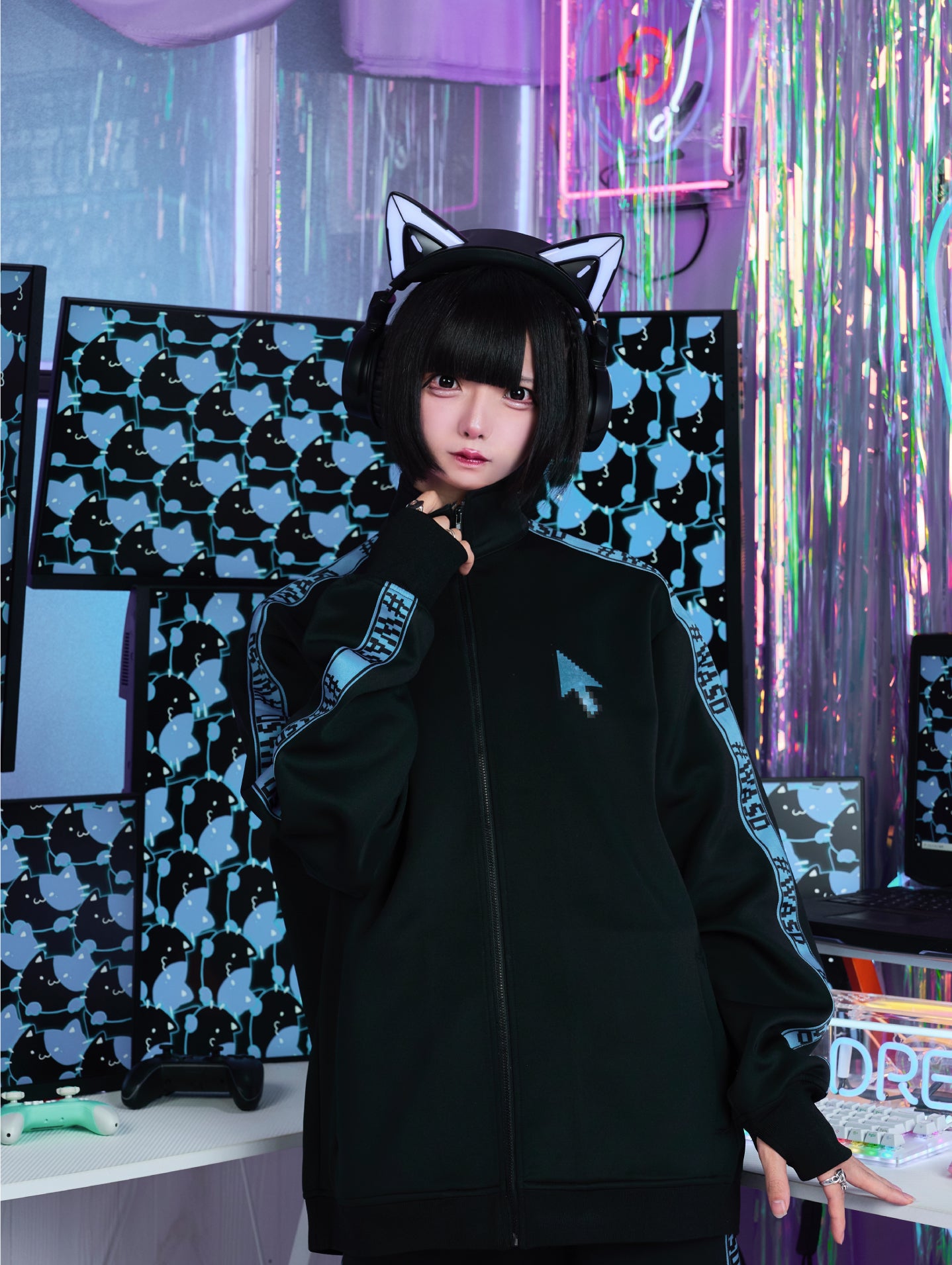 【ゆら猫】Gaming jersey　トップス