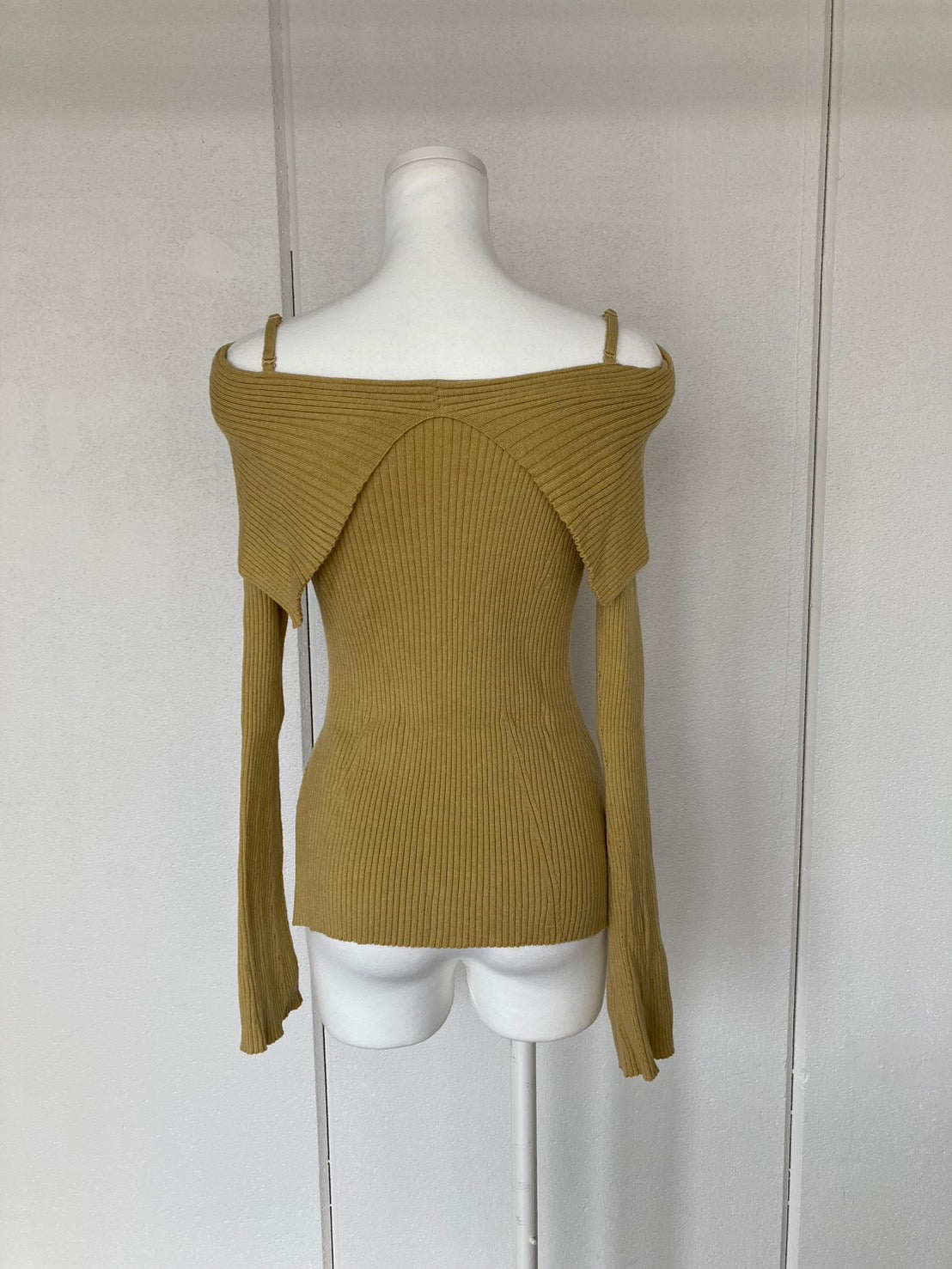 [LILY BROWN] ノットディテールロングスリットニット UPA01133