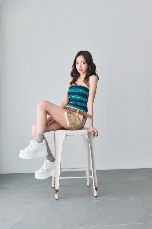 platform sneaker WHITE