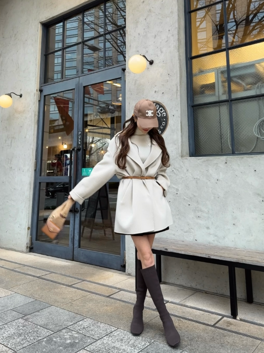 新品未使用ami suzuki 鈴木亜美 プロデュース ニットブーツ Mサイズ 鈴木亜美さんニットブーツ MサイズロングブーツSuzuki Ami