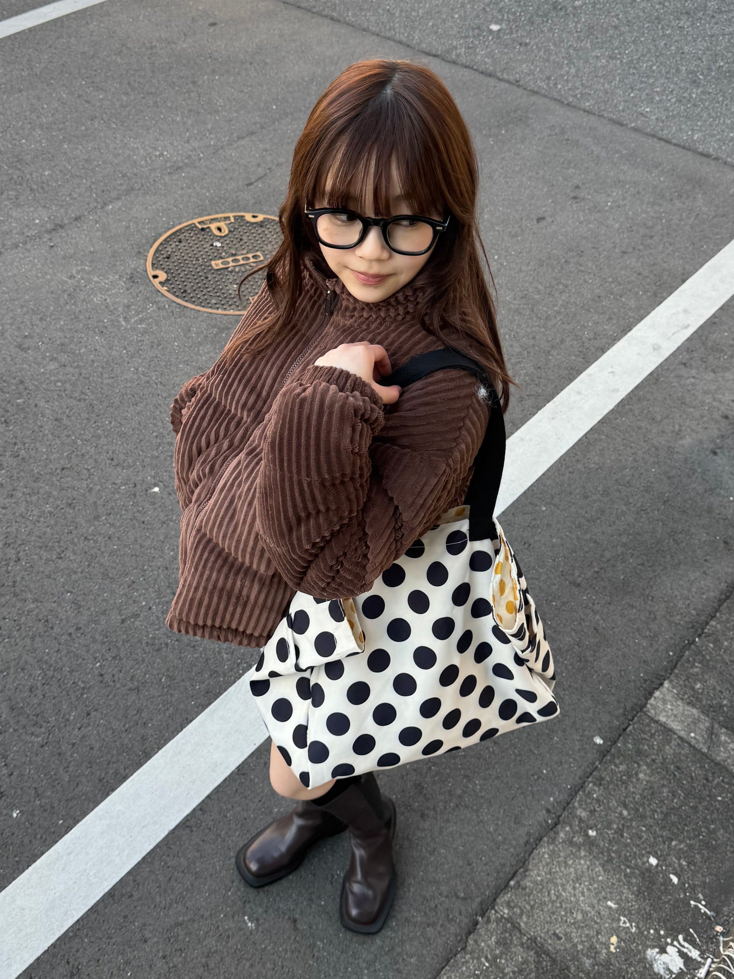 コーデュロイ中綿ジャケット DPB91066