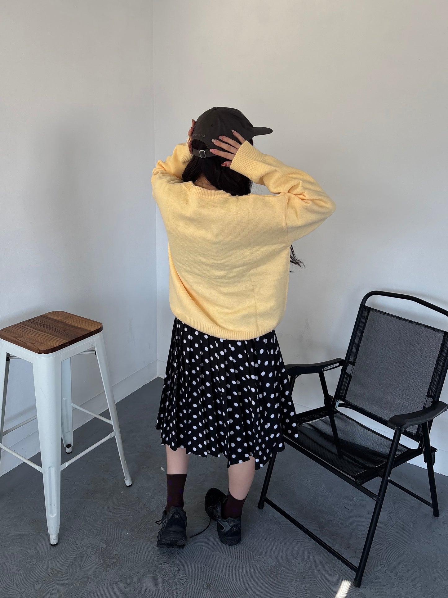 ドットミディアムスカート DPB89095