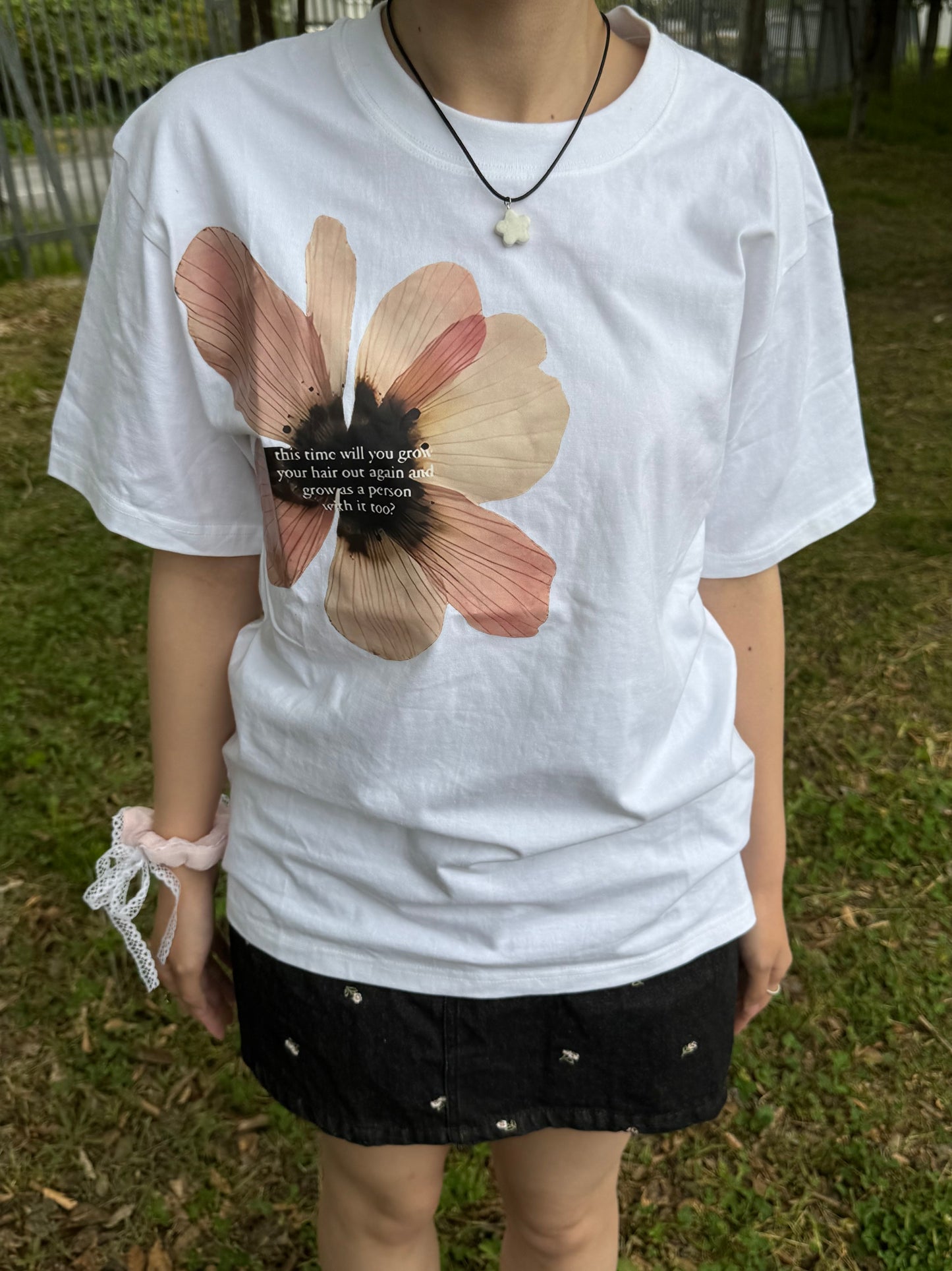 ビッグフラワーTシャツ DPC03061