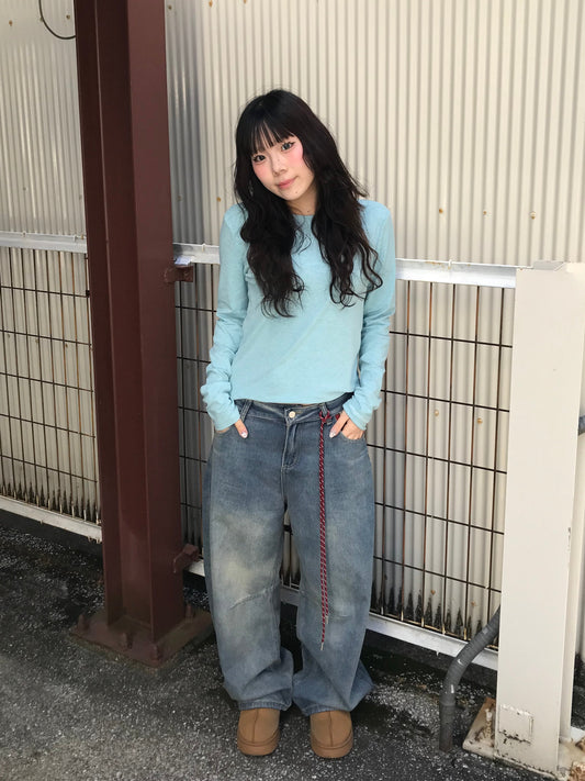 オーバーバギーデニムパンツ DPB89212