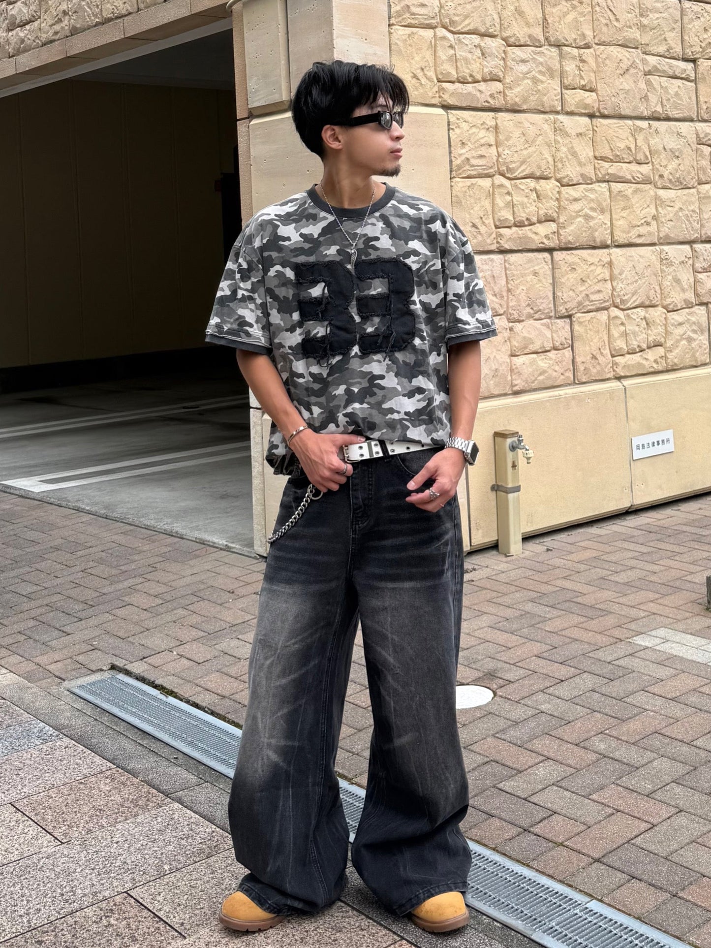 ウォッシュオーバーサイズデニムパンツ DPB90220