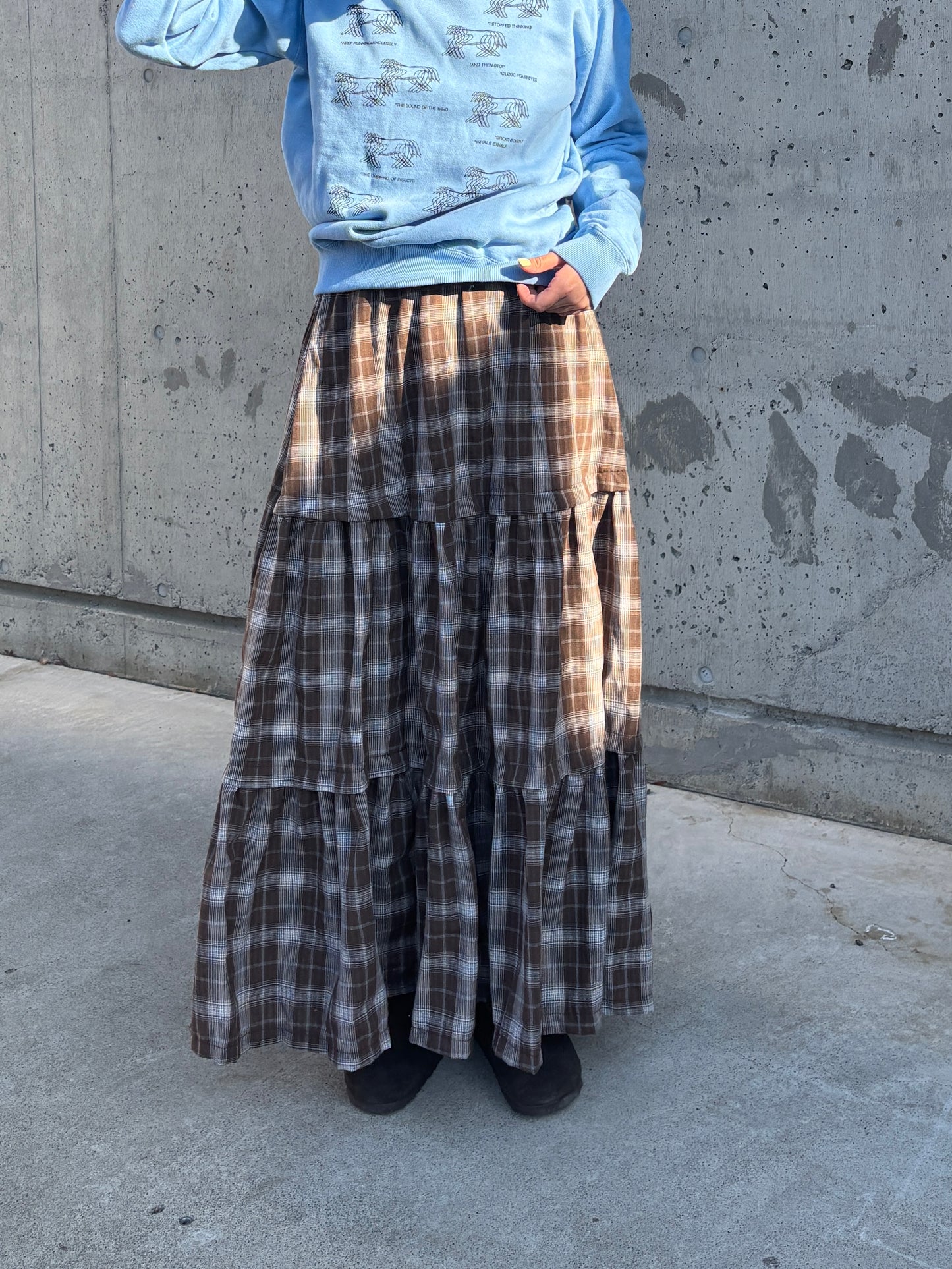 チェックティアードスカート DPB84285