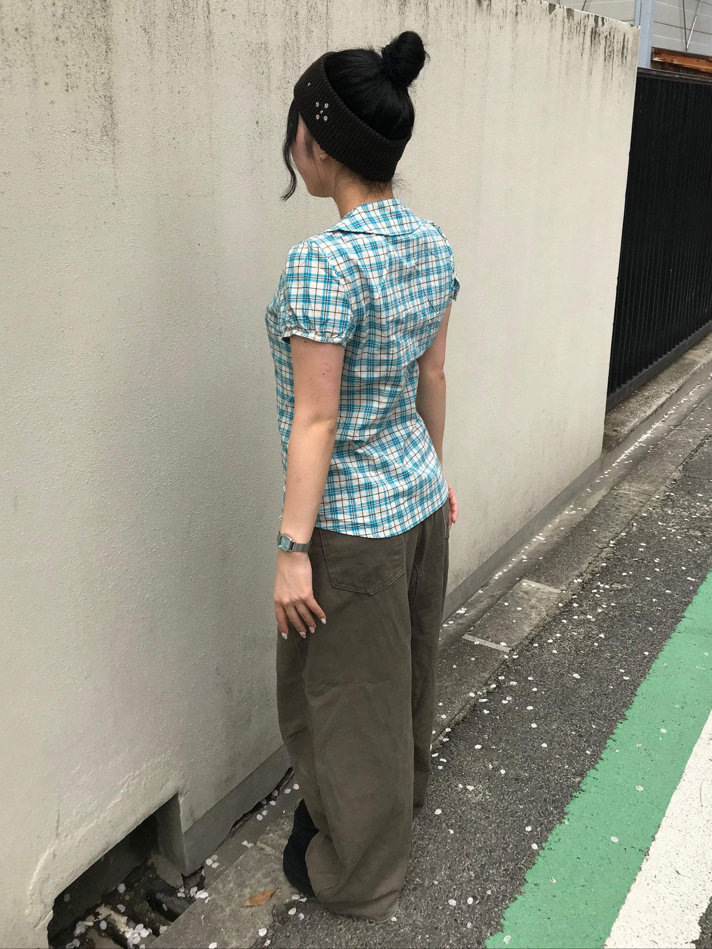 スカイブルーチェックシャツ DPB89244