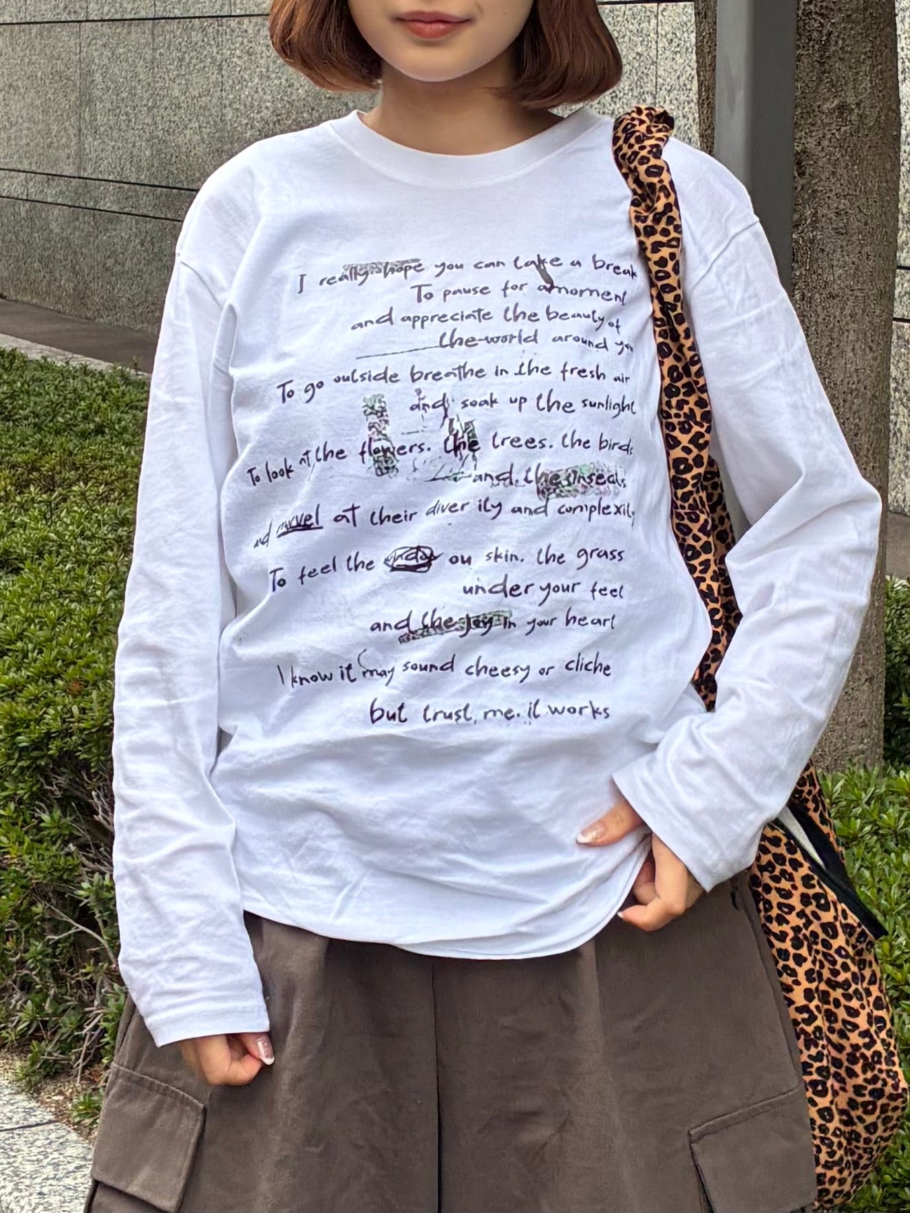 ロゴロングスリーブTシャツ DPA61463