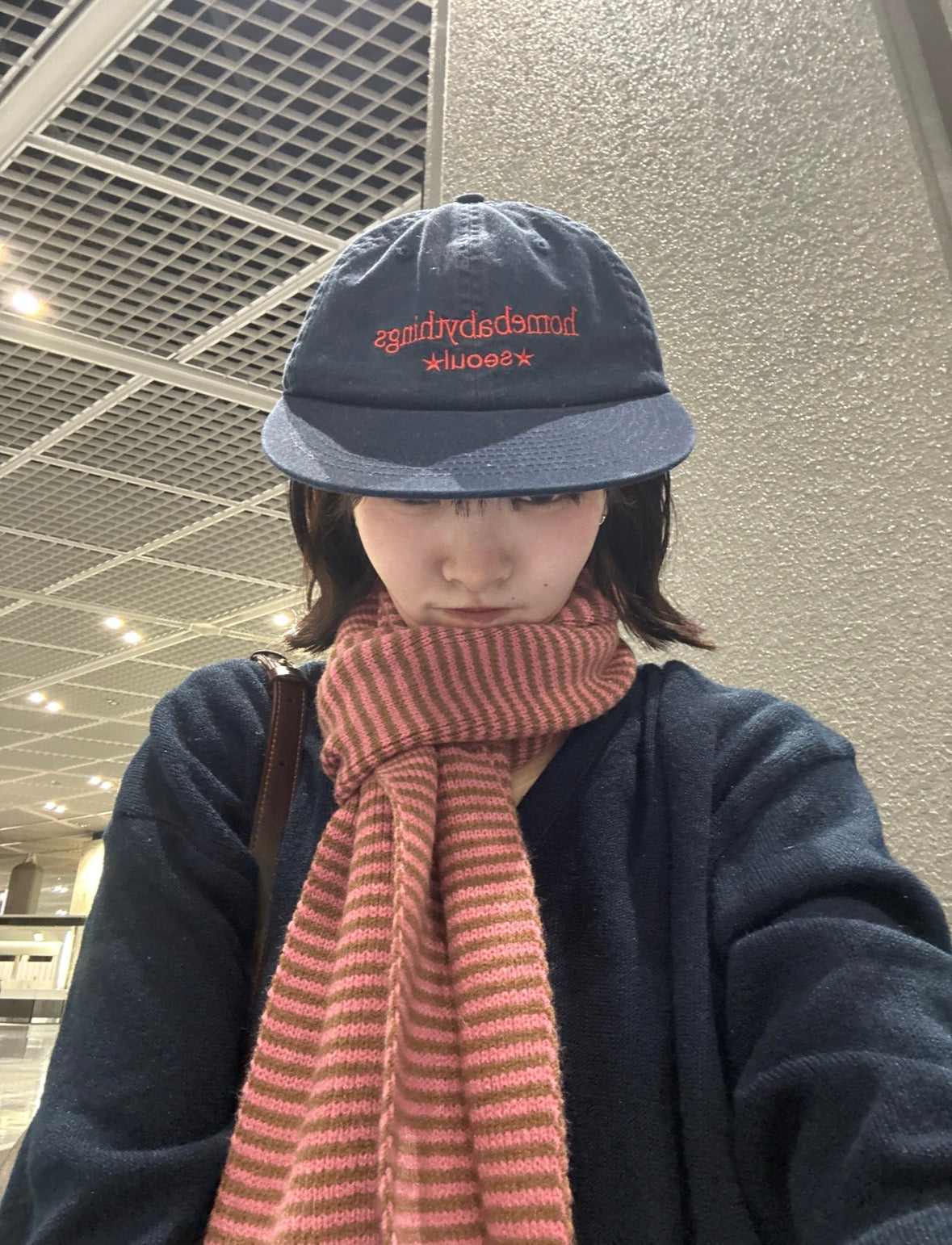 ボーダーニットマフラー DPB63257