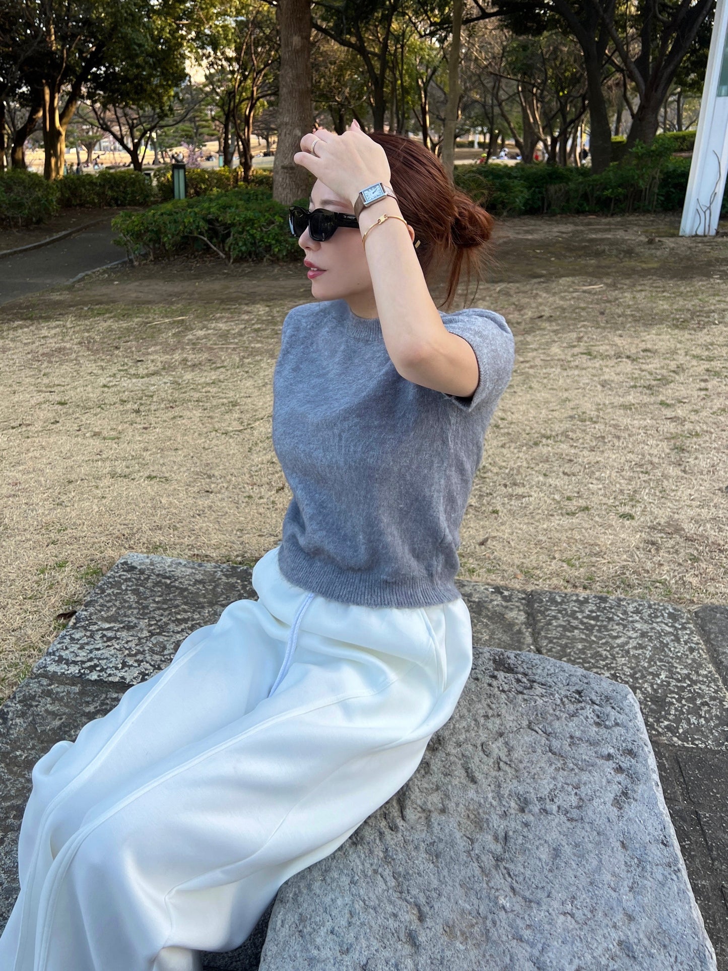 スプリンググレーニット DPB56375