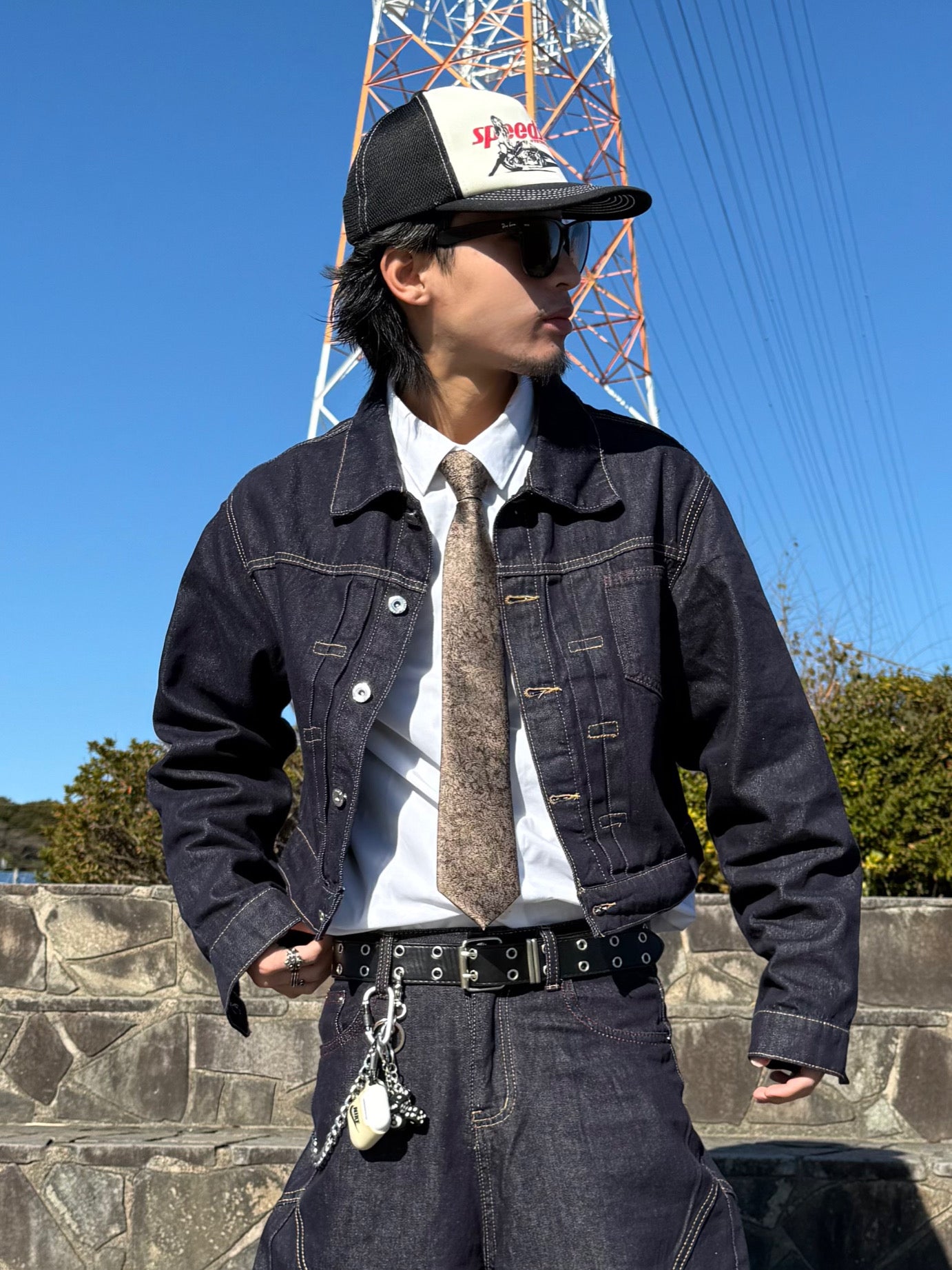 セットアップステッチデニムジャケット DPB90152