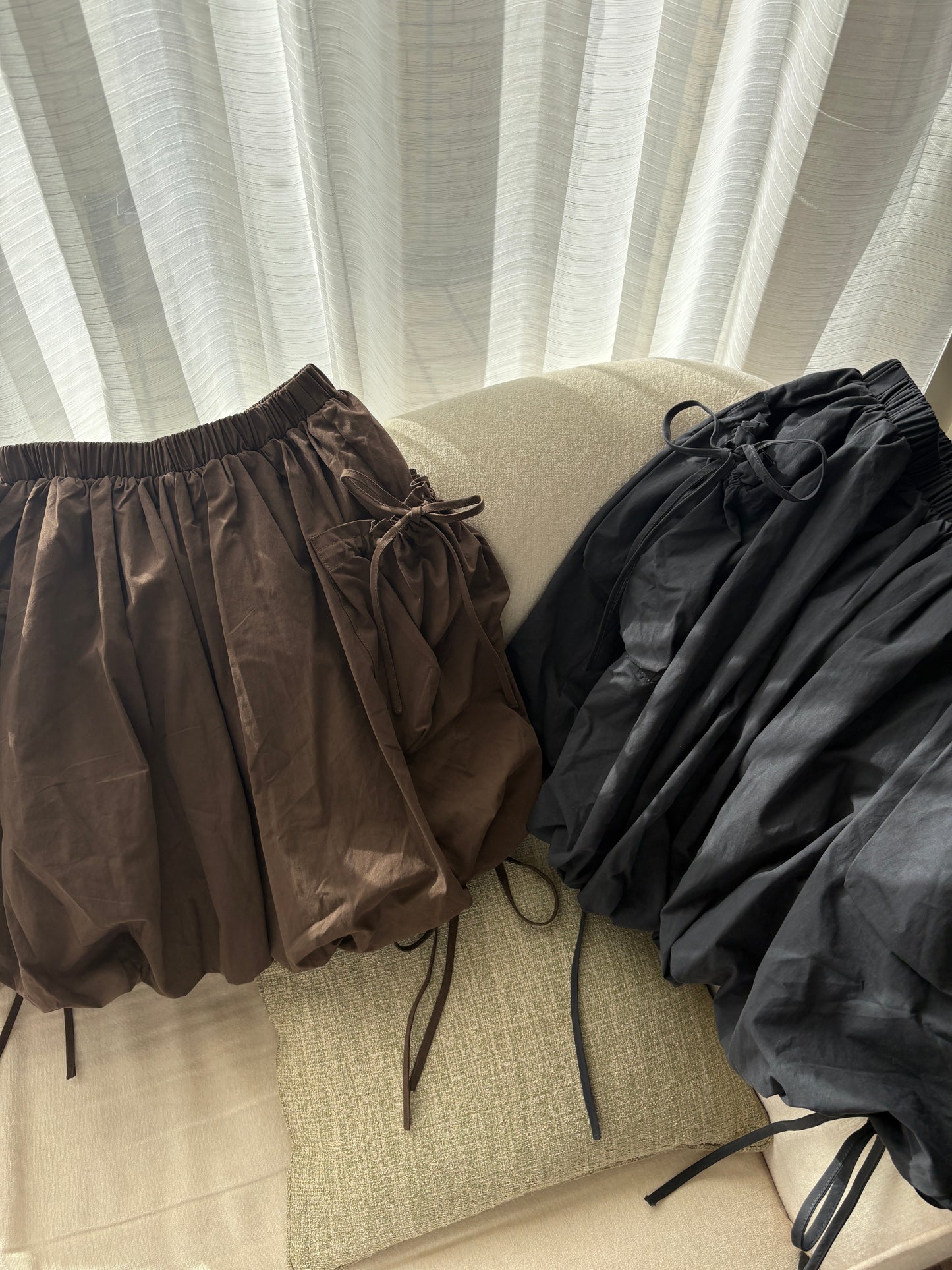 【即納】マルチリボンバルーンスカート DPA43714S