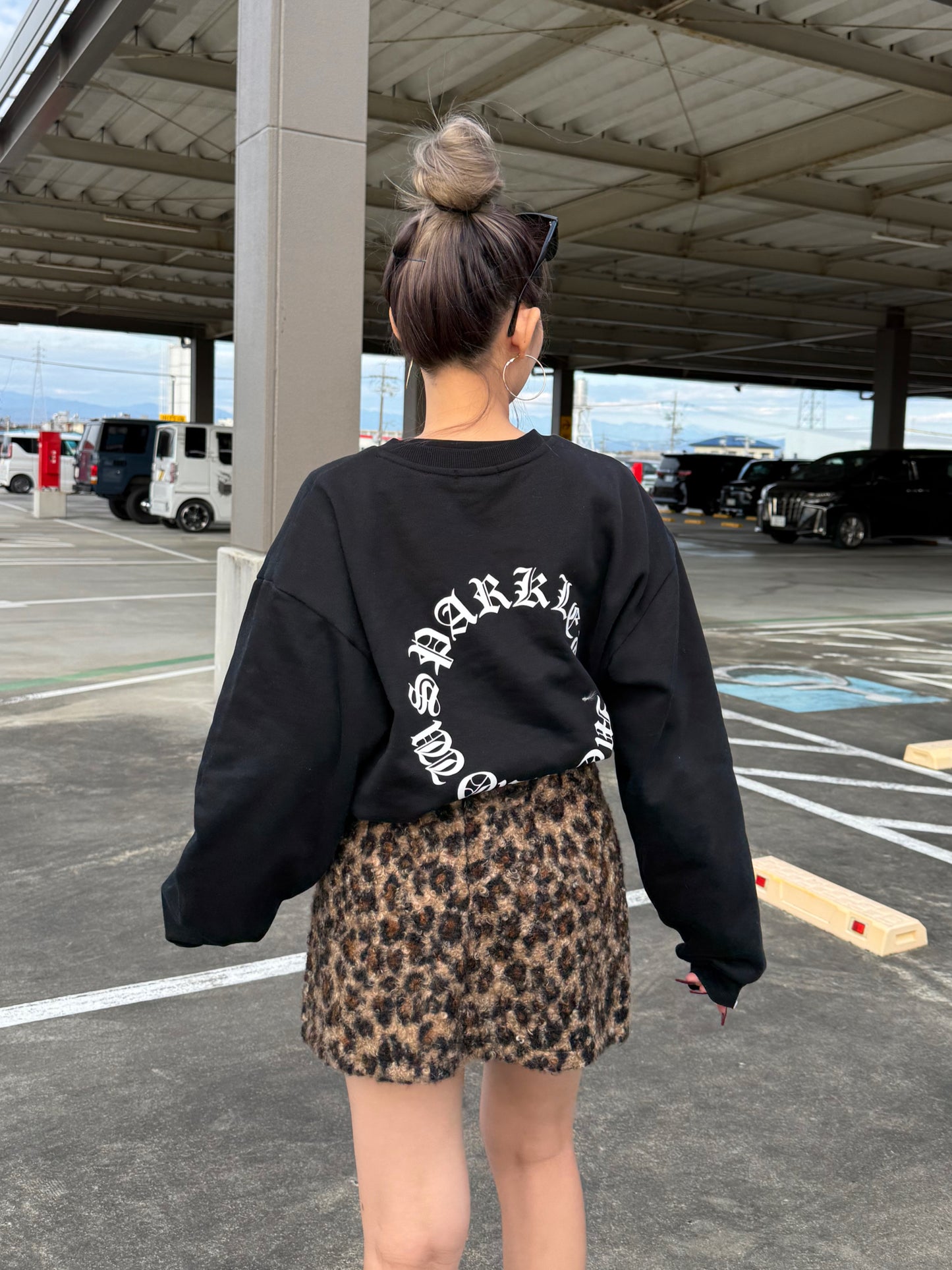 レオパードボアミニスカート DPB73536