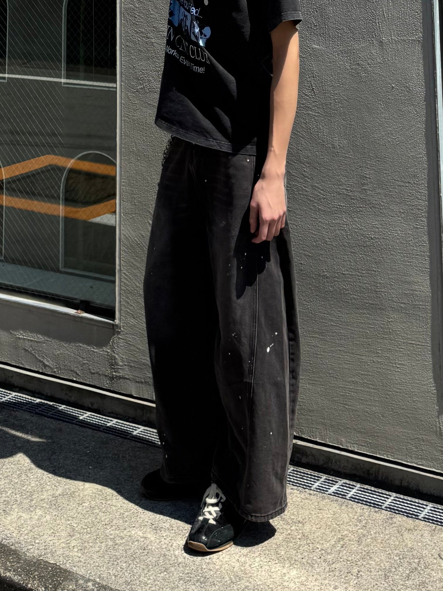 ペイントデザインデニムパンツ DPC05050