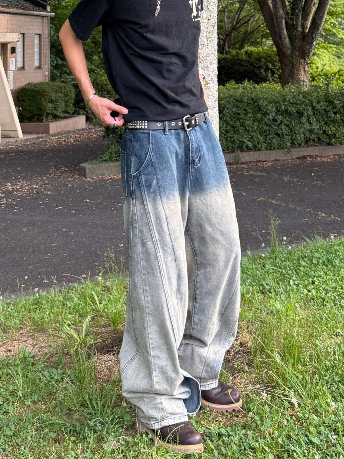 Kenshin_グラデーションバルーンデニムパンツ DPB73377