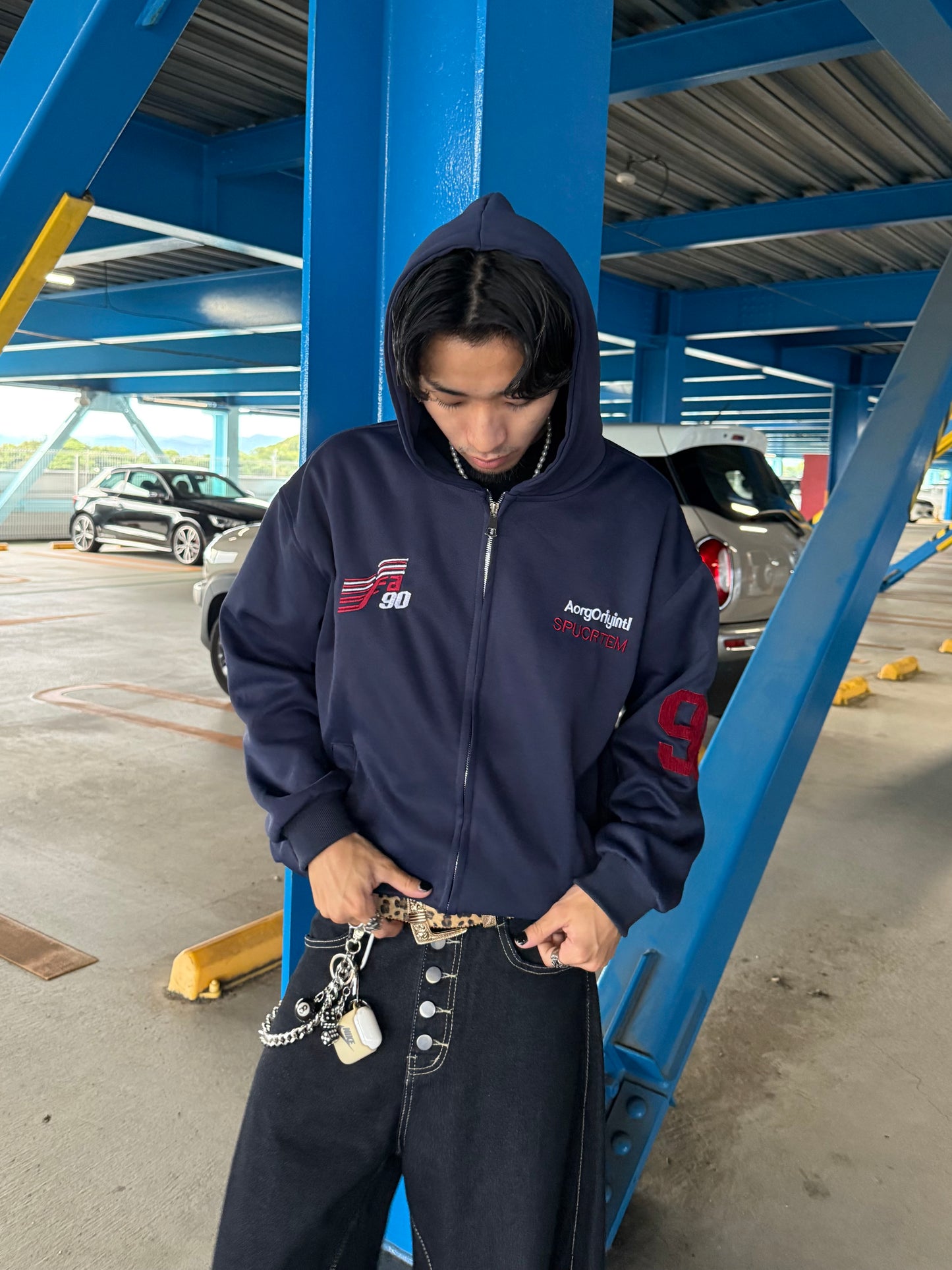 ナインティージップパーカー DPB73442