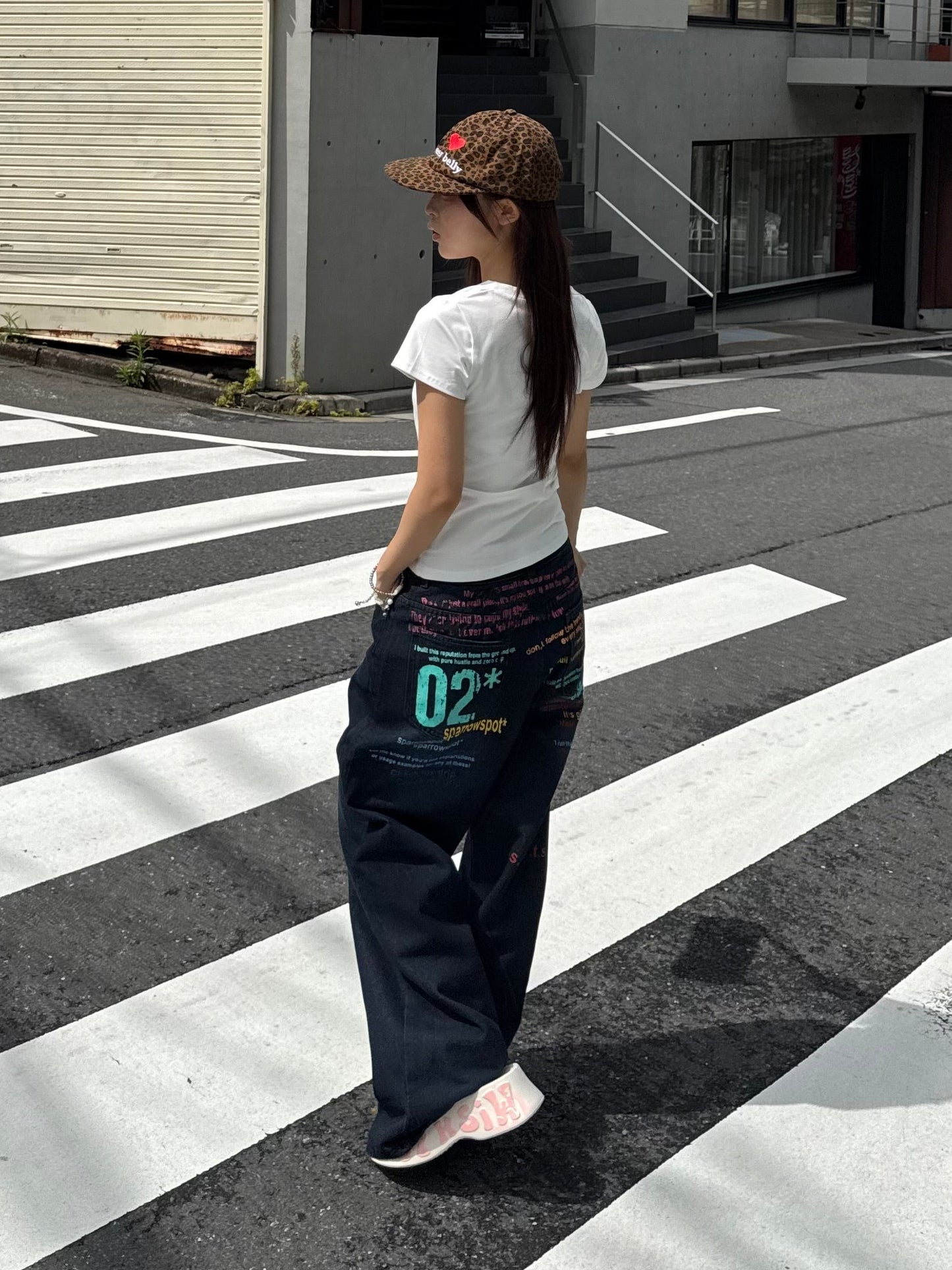 【即納】ビビットロゴデニムパンツ DPB86306S