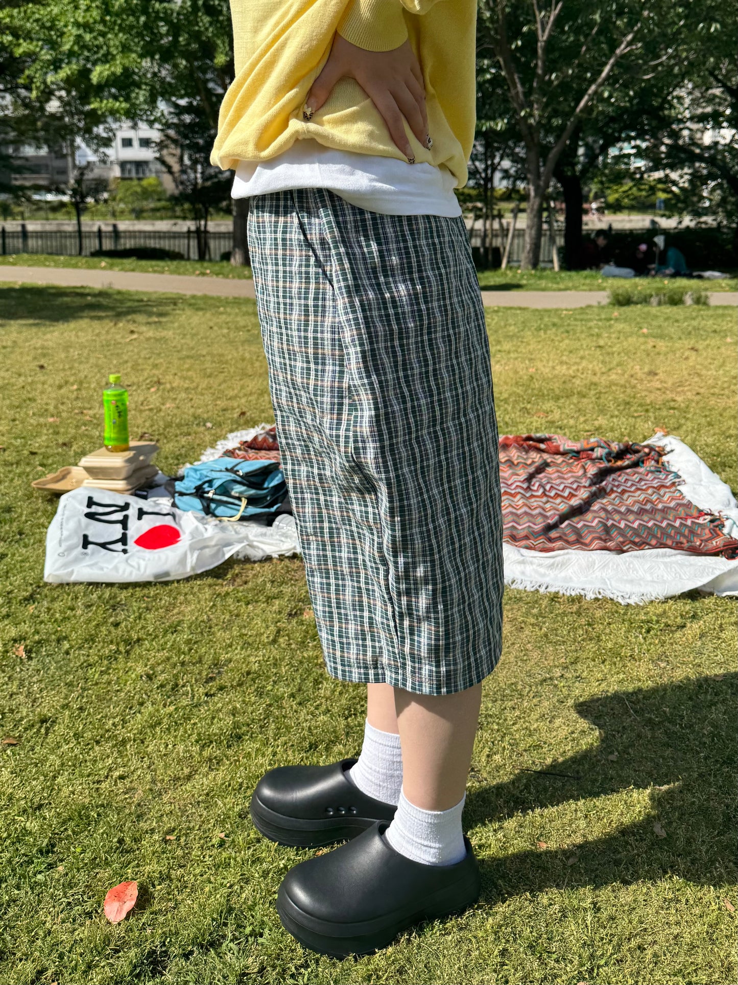 カジュアルチェックパンツ DPB85212