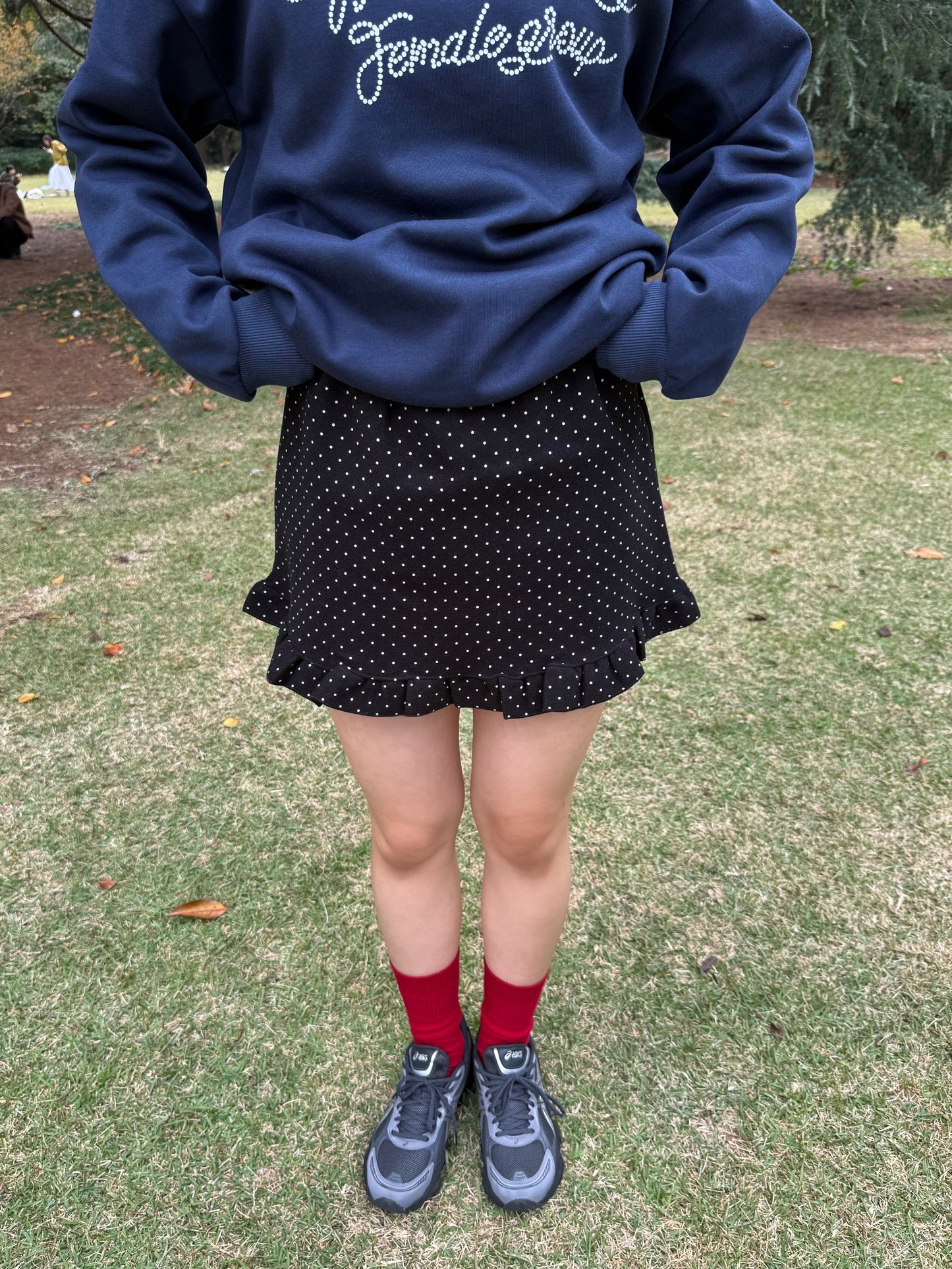 ドットミニフリルスカート DPB93041