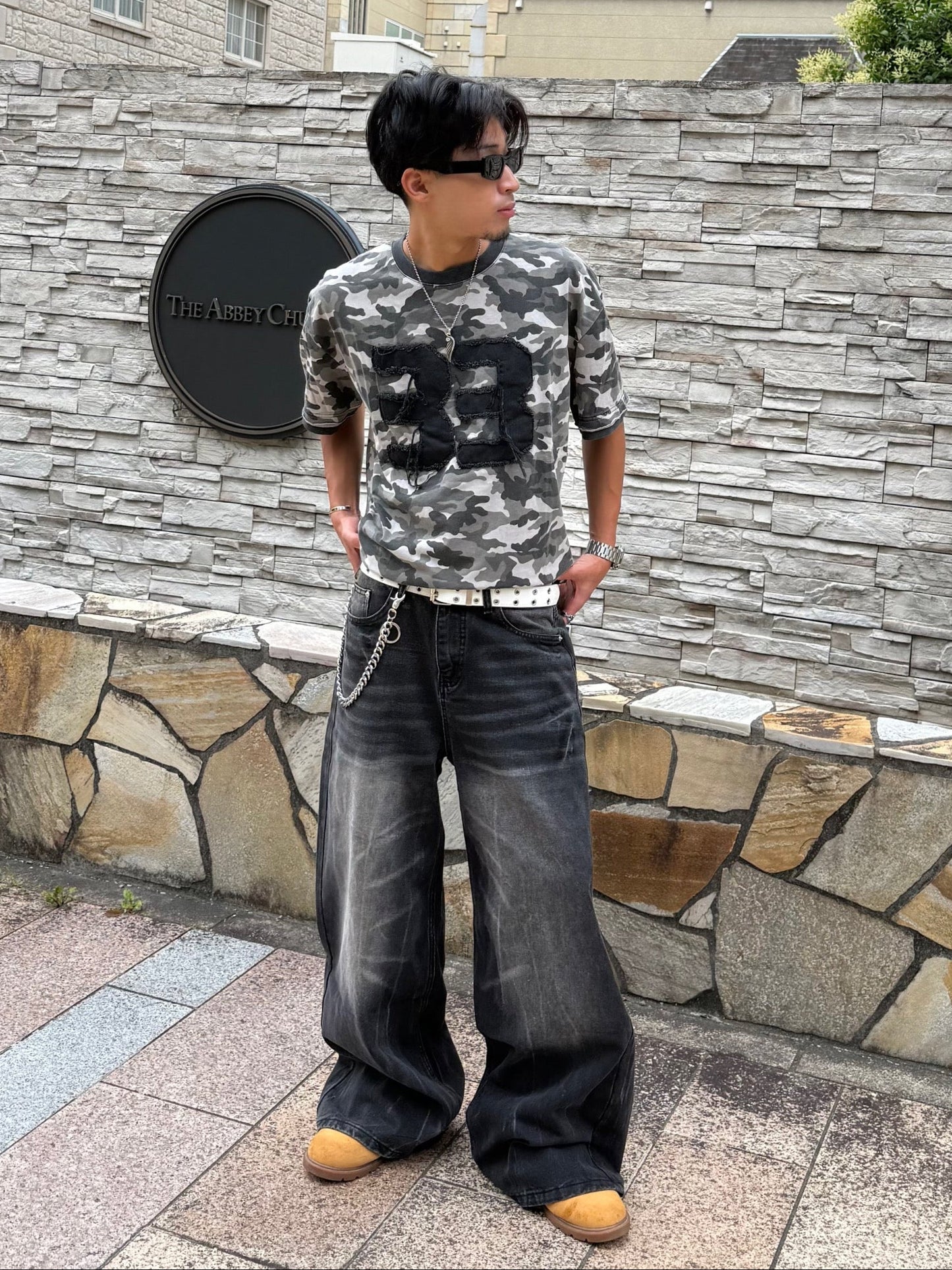 ウォッシュオーバーサイズデニムパンツ DPB90220