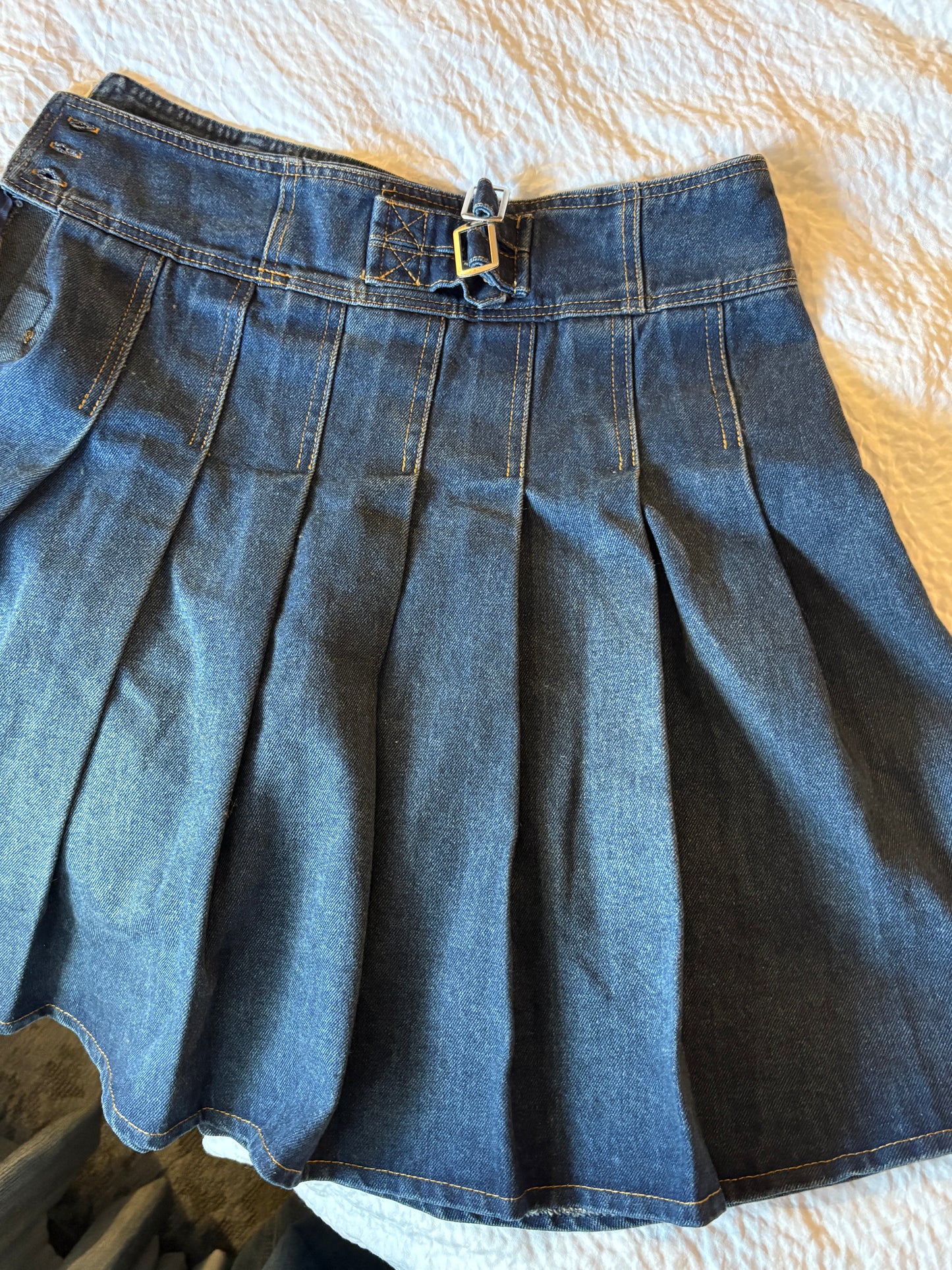 デニムプリーツスカート DPA43774