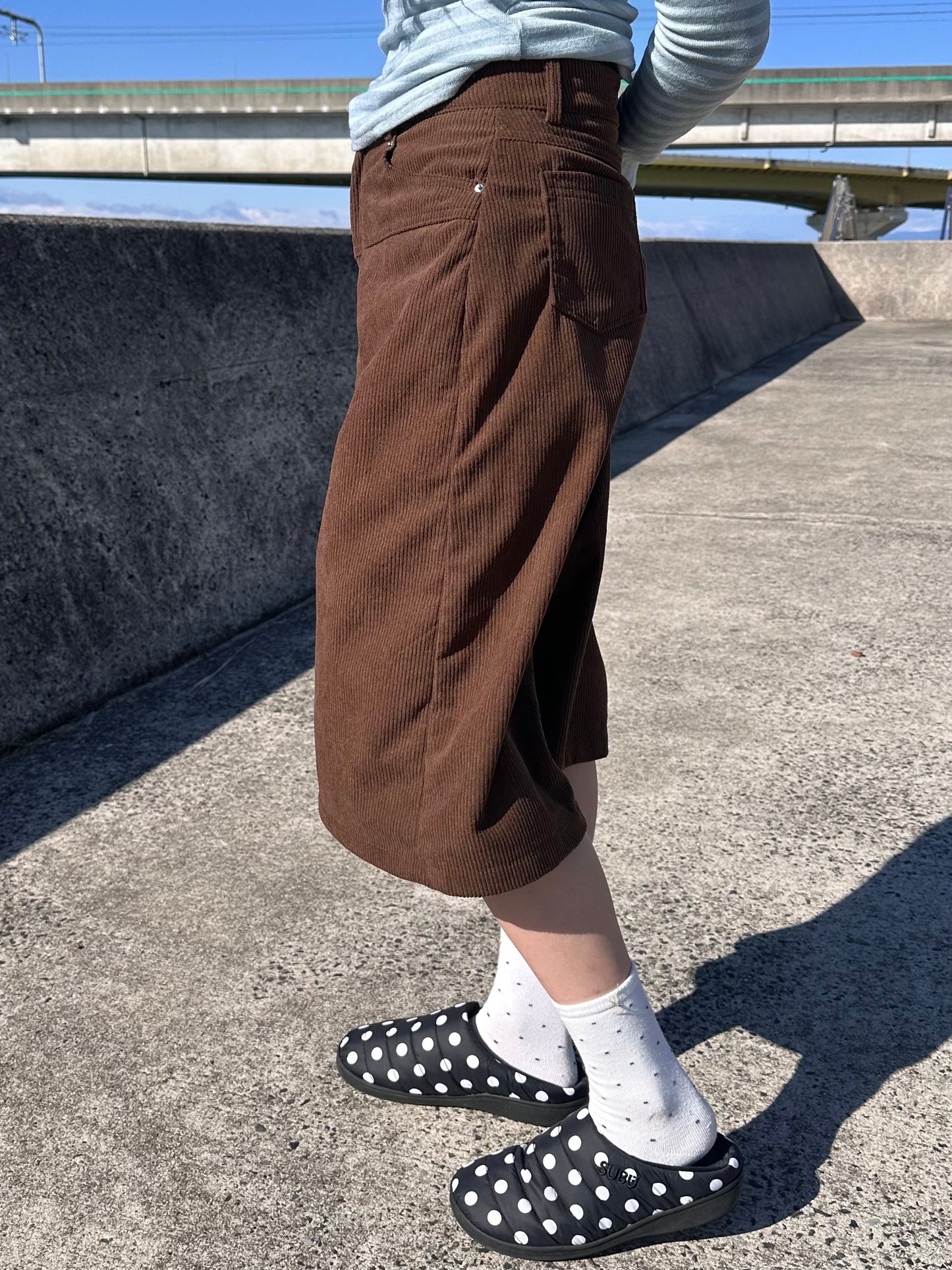 コーデュロイハーフパンツ DPB95071