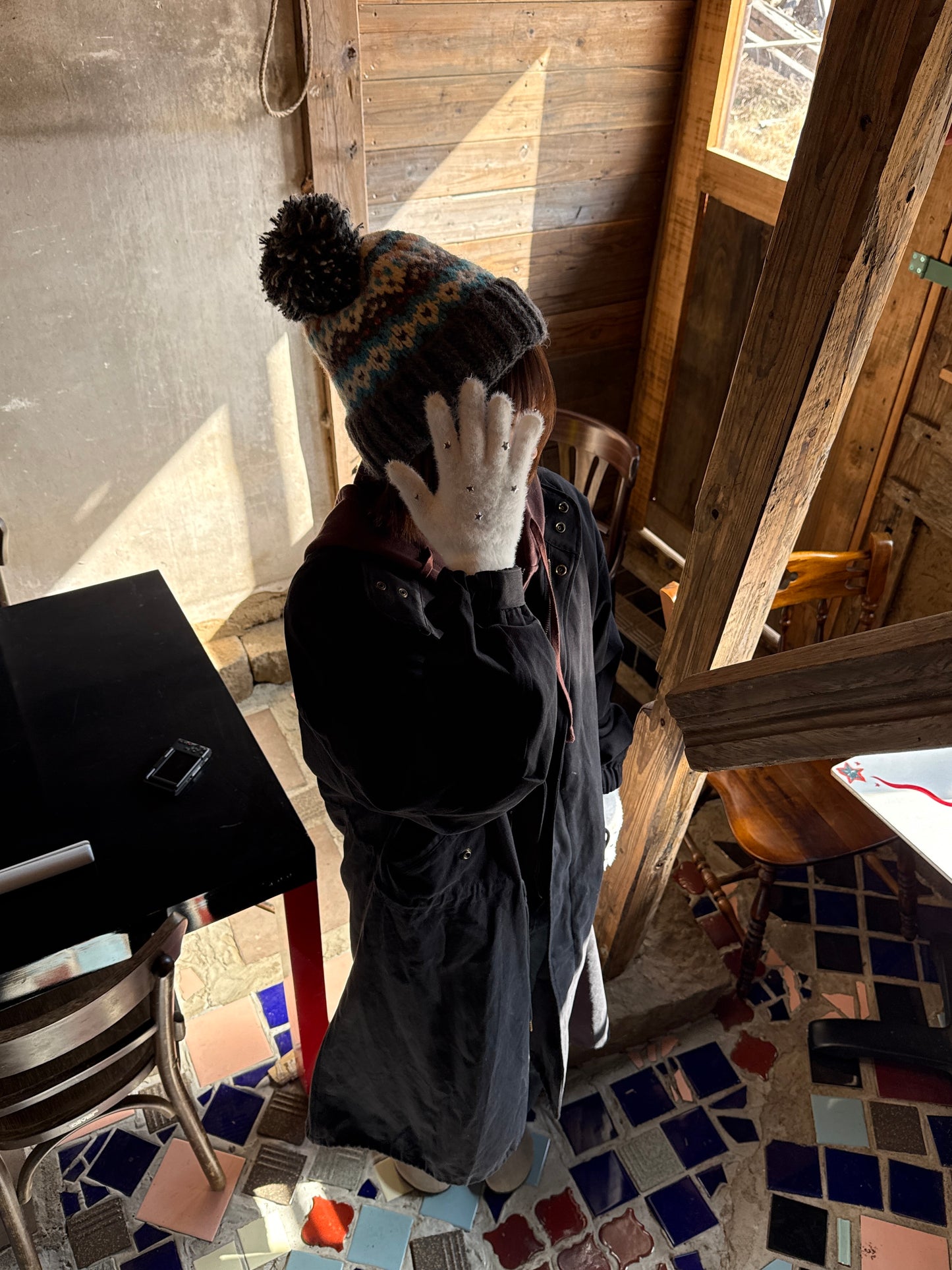 スタッズファー手袋 DPC01038