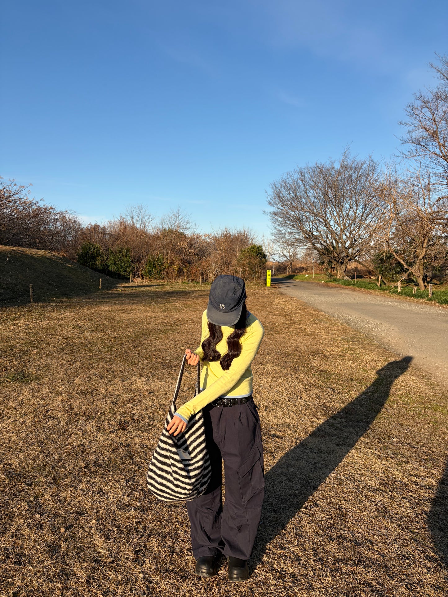 ストライプショルダーバック DPB92097