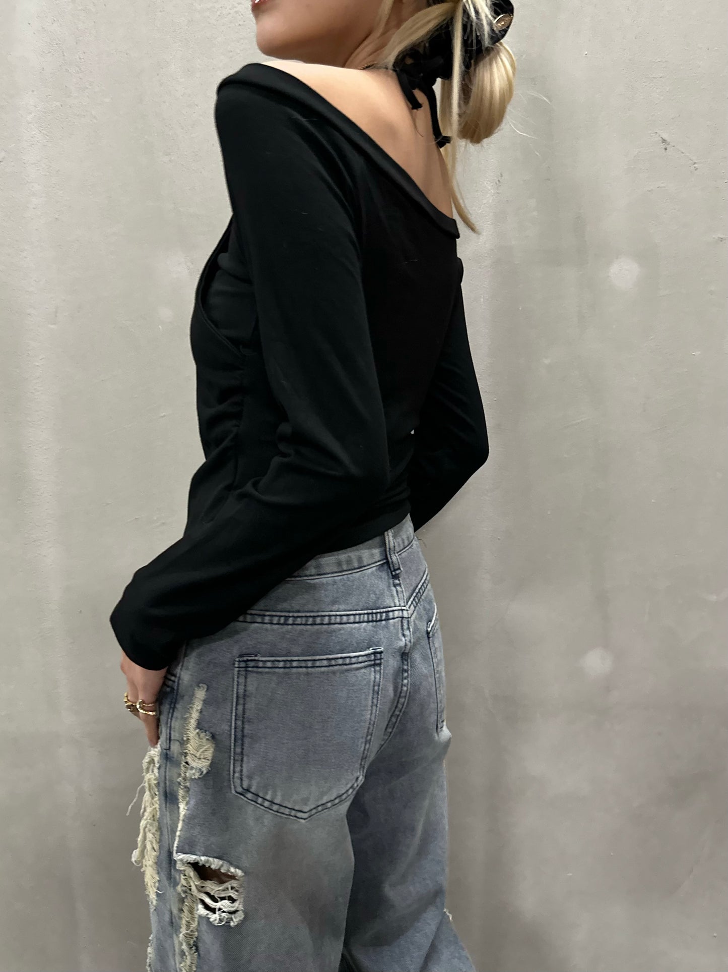 レイヤードオフショルトップス DPB26675