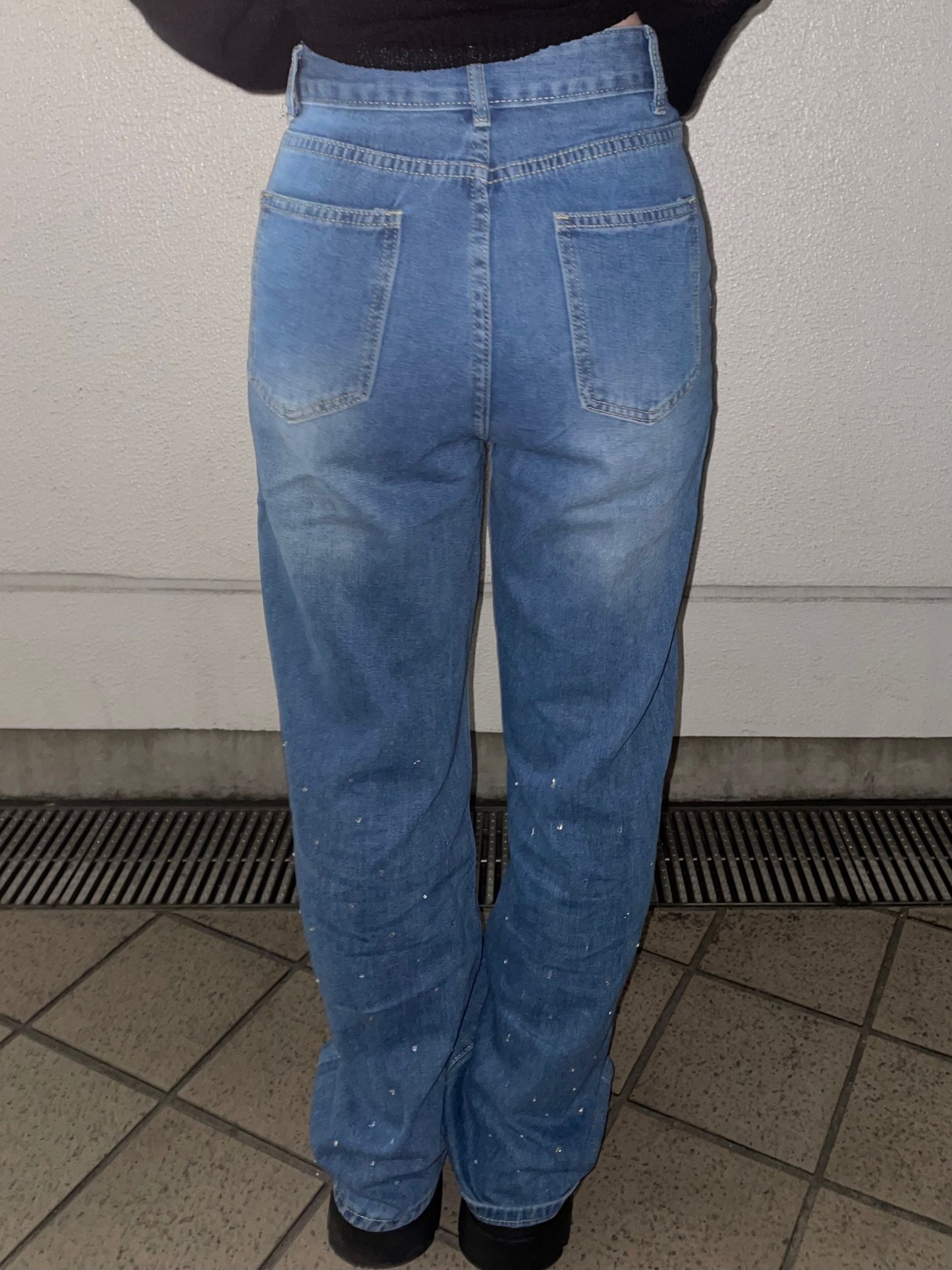 ストーンデニムパンツ DPB74118