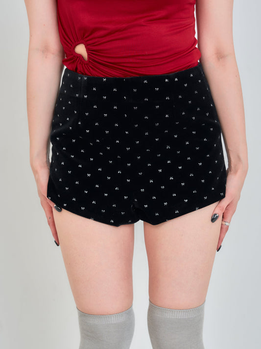 リボンベロアショートパンツ DPB75037