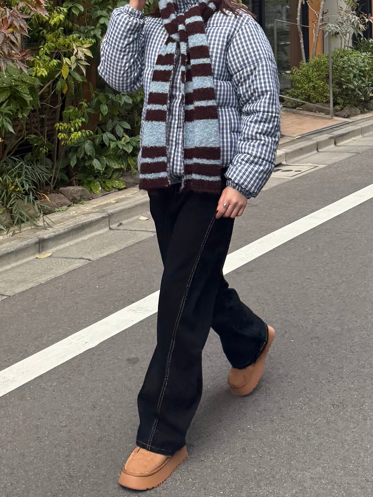 ギンガムチェックダウンジャケット DPB91052