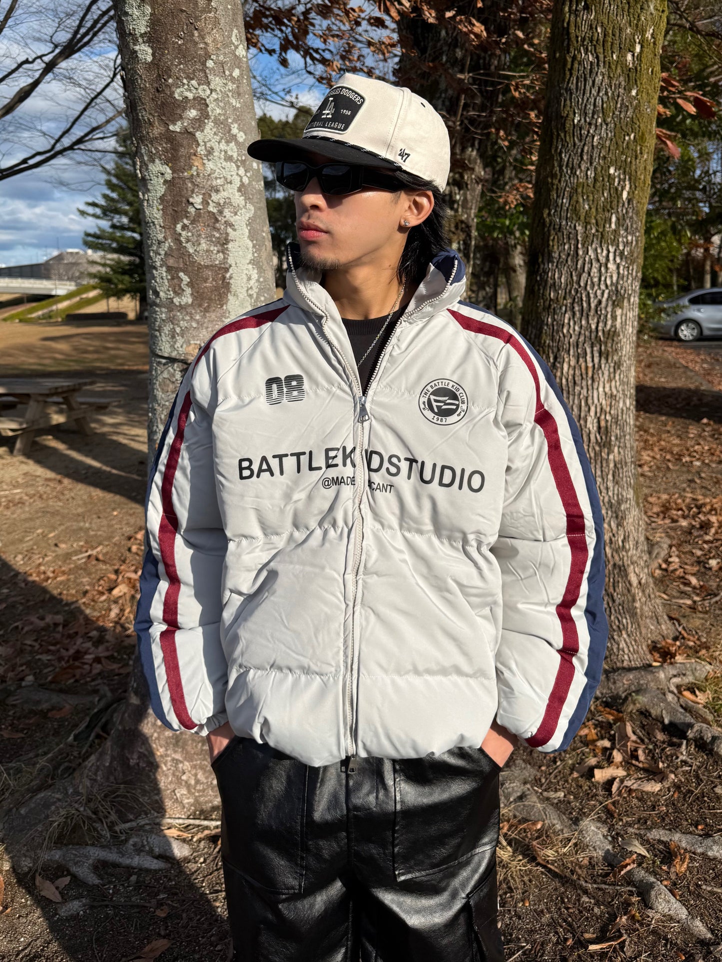 ラインストリート中綿ジャケット DPB90103