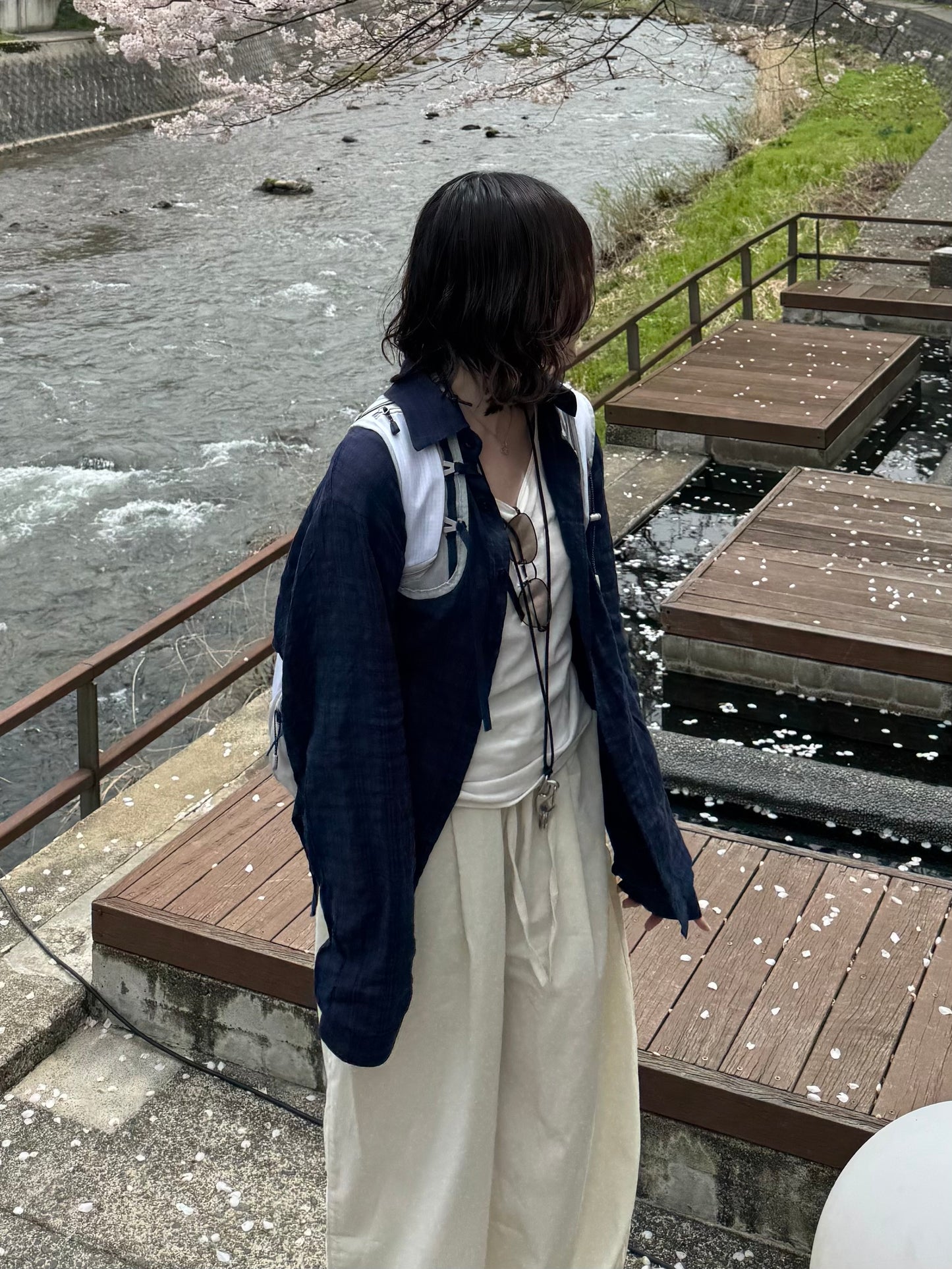 リネンライクワイドパンツ DPC03040