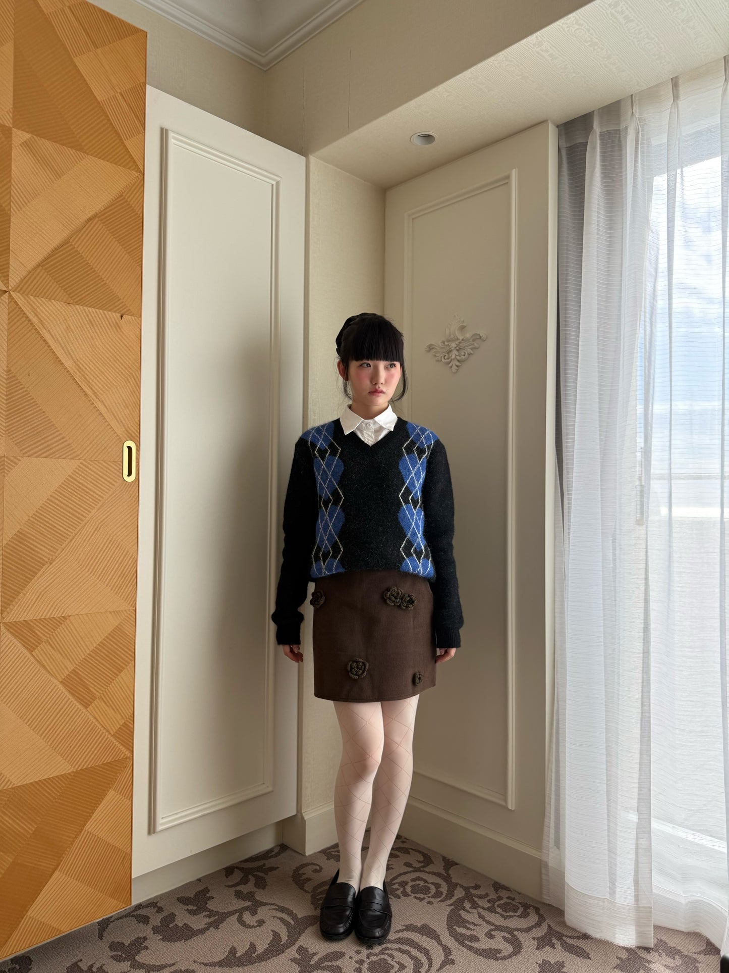 フラワーミニスカート DPA43720